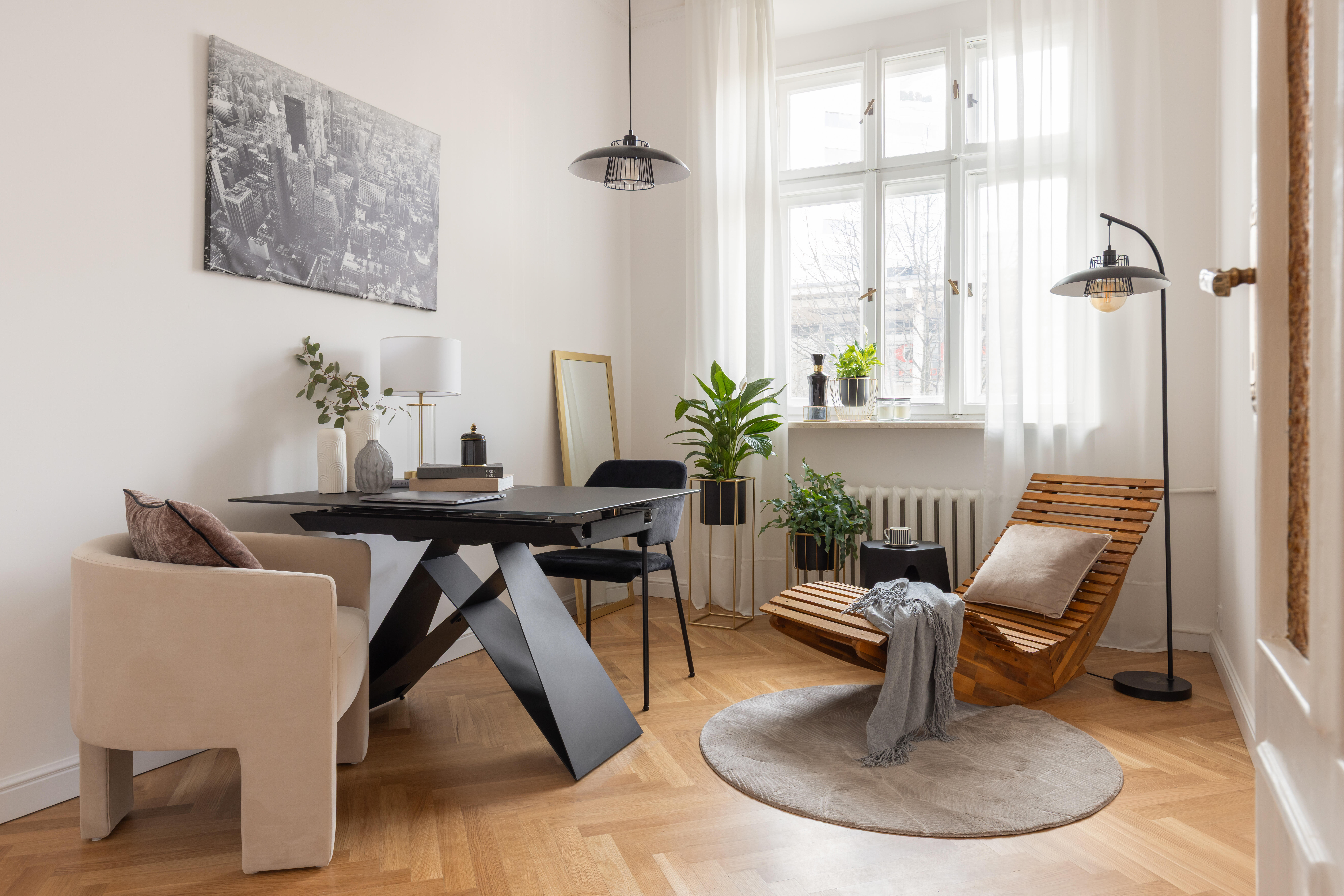 Lampa podłogowa Sitio czarna E27 Inspire - 3