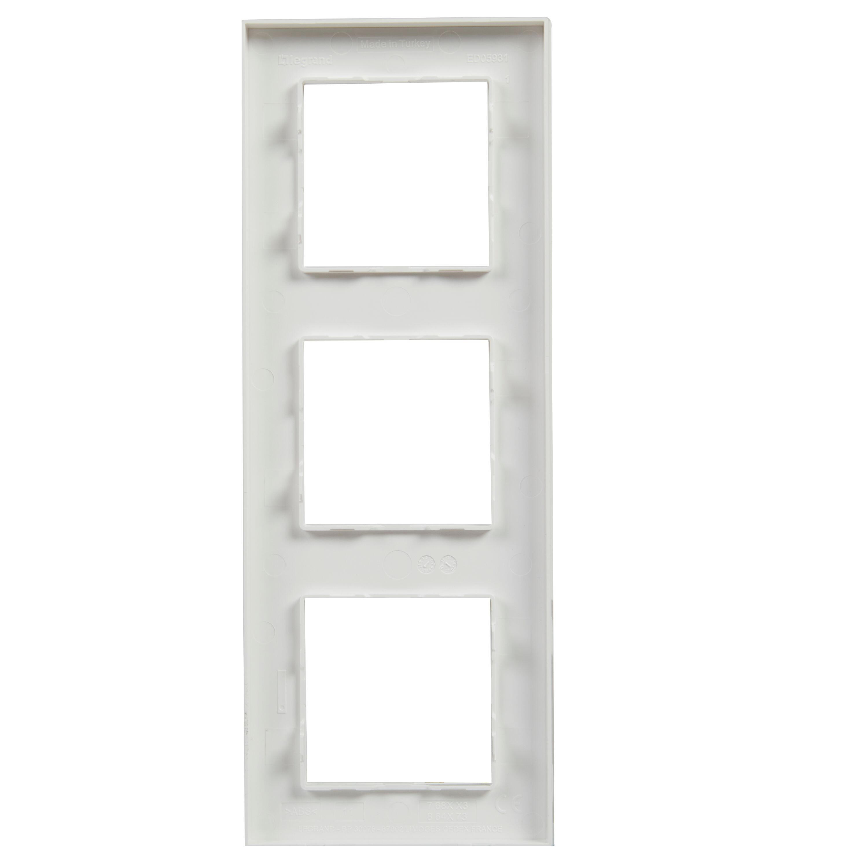 Legrand 96728 - Plaque Triple Legrand NILOE CACAO