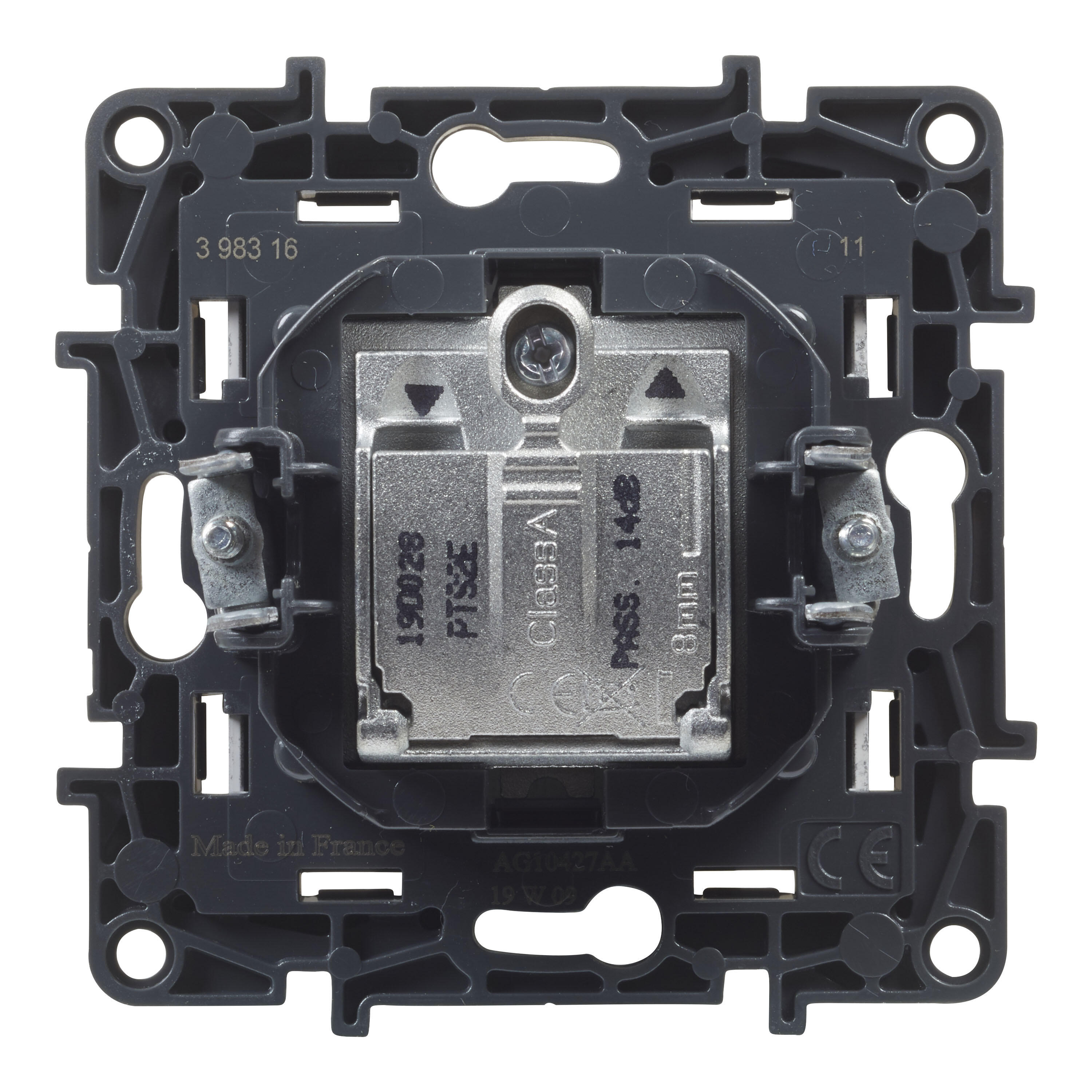 Toma de tv intermedia legrand niloé step aluminio