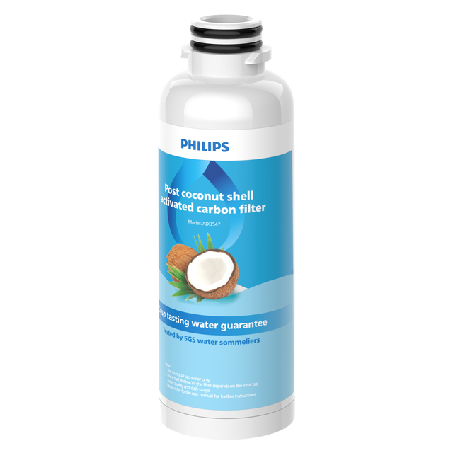 Recambio post filtro carbón activo PHILIPS  ADD6912BK mejora sabor agua