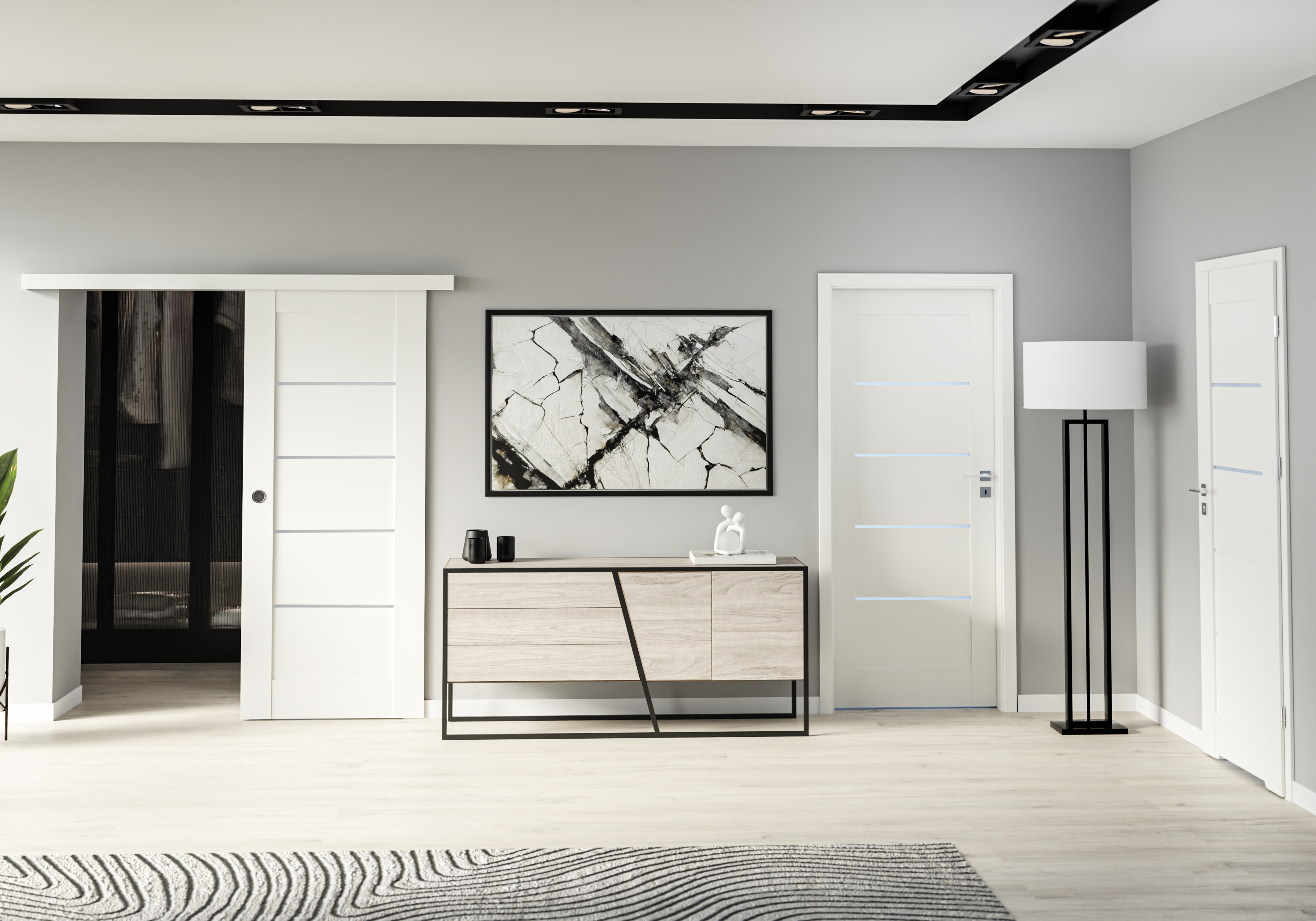 Drzwi wewnętrzne pokojowe Vinci Cashmere 80 prawe Voster - 3