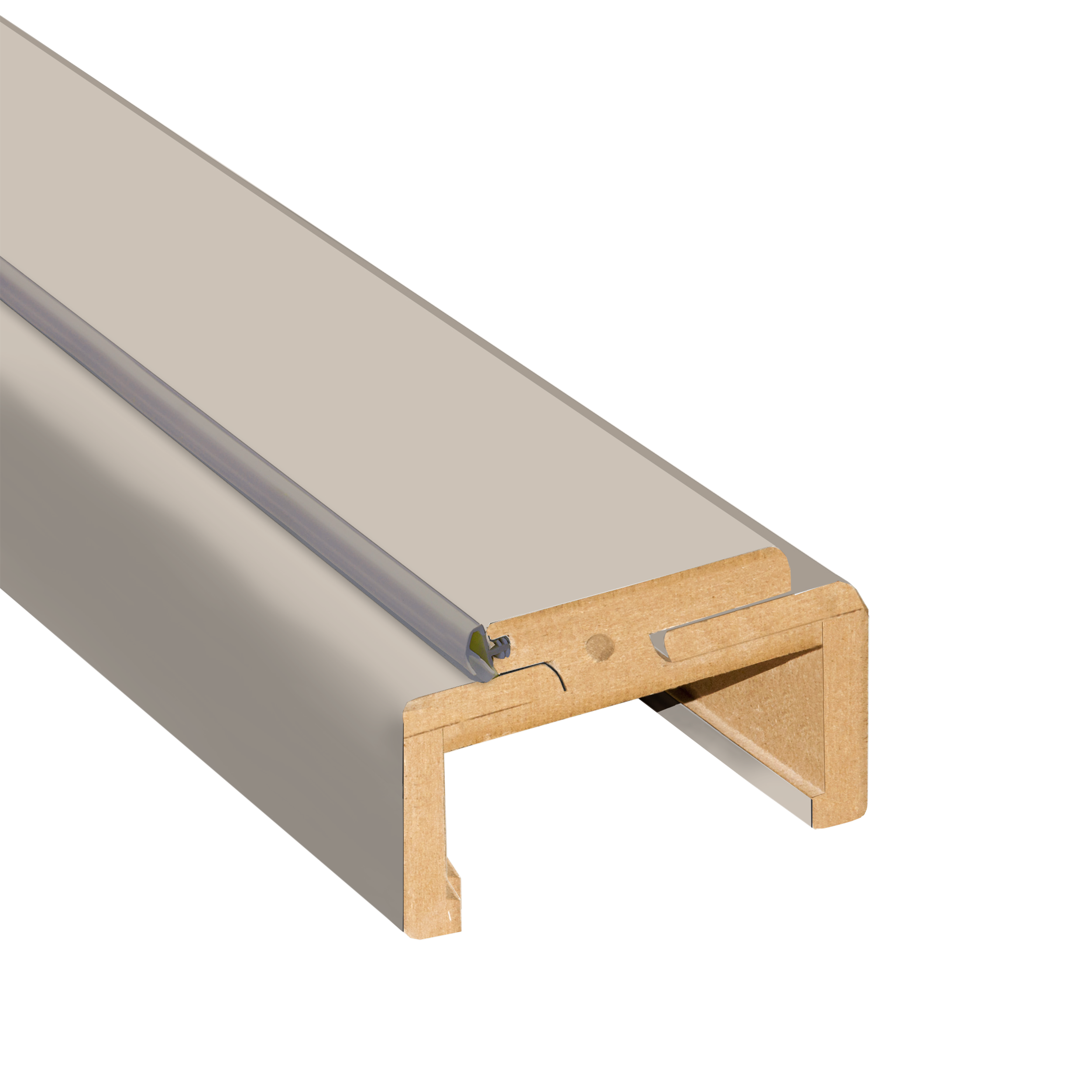 Belka górna 90 ościeżnicy regulowanej bezprzylgowej Kaszmir/Cashmere zakres 260-300 mm Voster