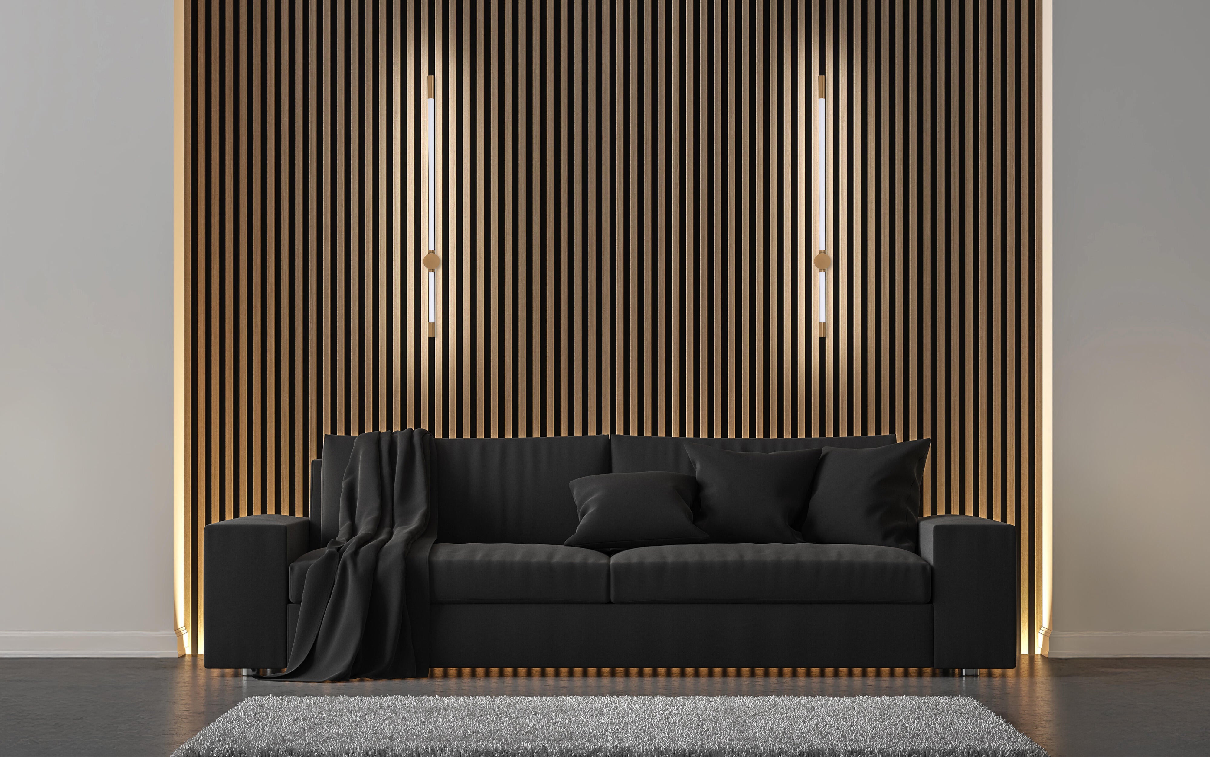 Kinkiet Lungo złoty LED Activejet - 2