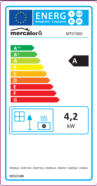 Fogao chama azul slim MERCALOR 4200w pr - 2