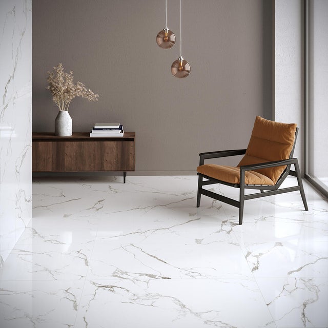 Piastrella da pavimento e rivestimento interno in gres porcellanato 60 x 120 cm rettificato smaltato beige Sublime R9 traffico medio forte (pei 3/5) Sp. 9 mm 1.44 mq