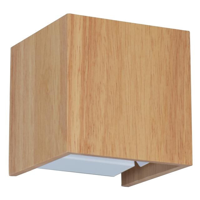 Kinkiet Kubbo drewno 2 x LED Inspire