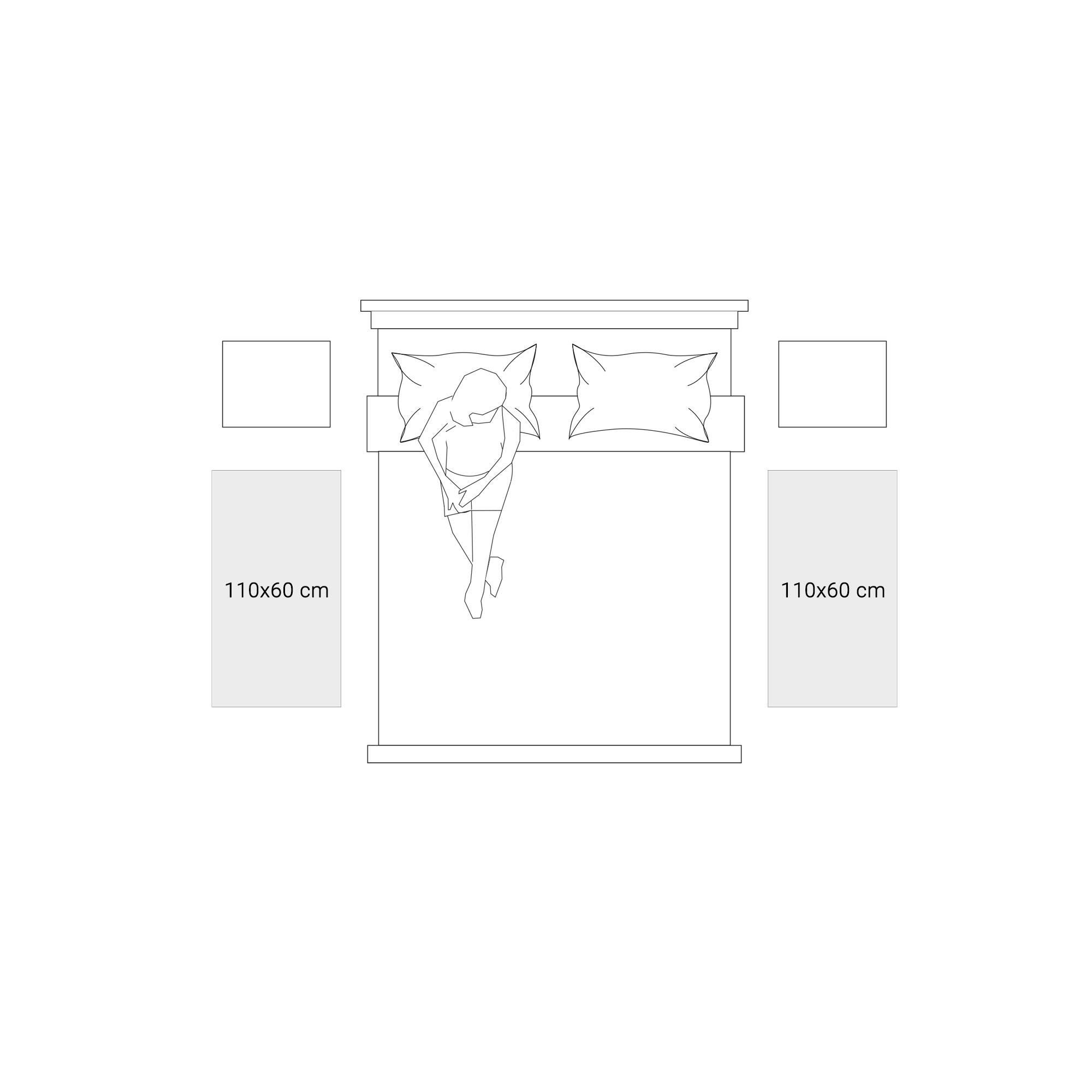 Tapete de juta 60x110 cm granada bege - 10