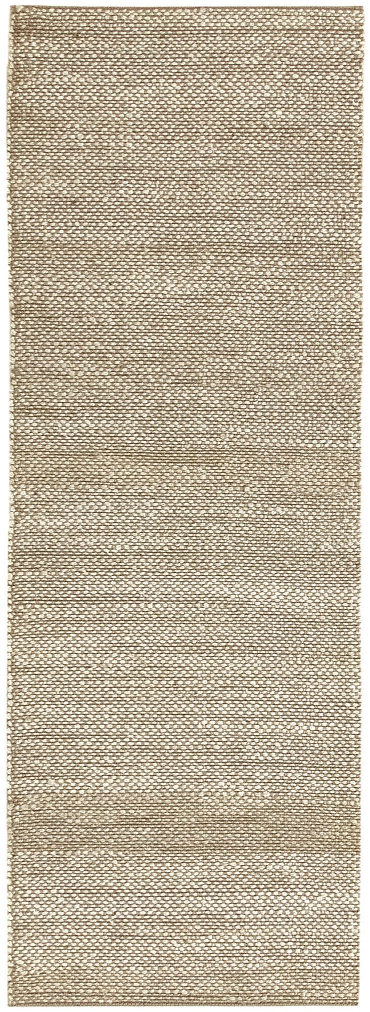 Alfombra pasillera yute tejido plano giralda fibra natural / blanco 80x200cm