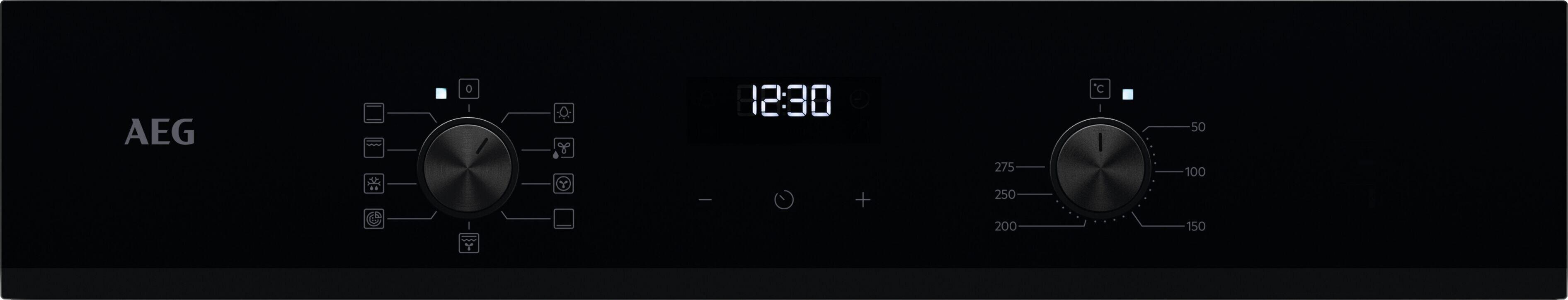 Forno de encastrar multifunções 72 L 59X56X59 cm preto AEG NBU5A20SB - 9