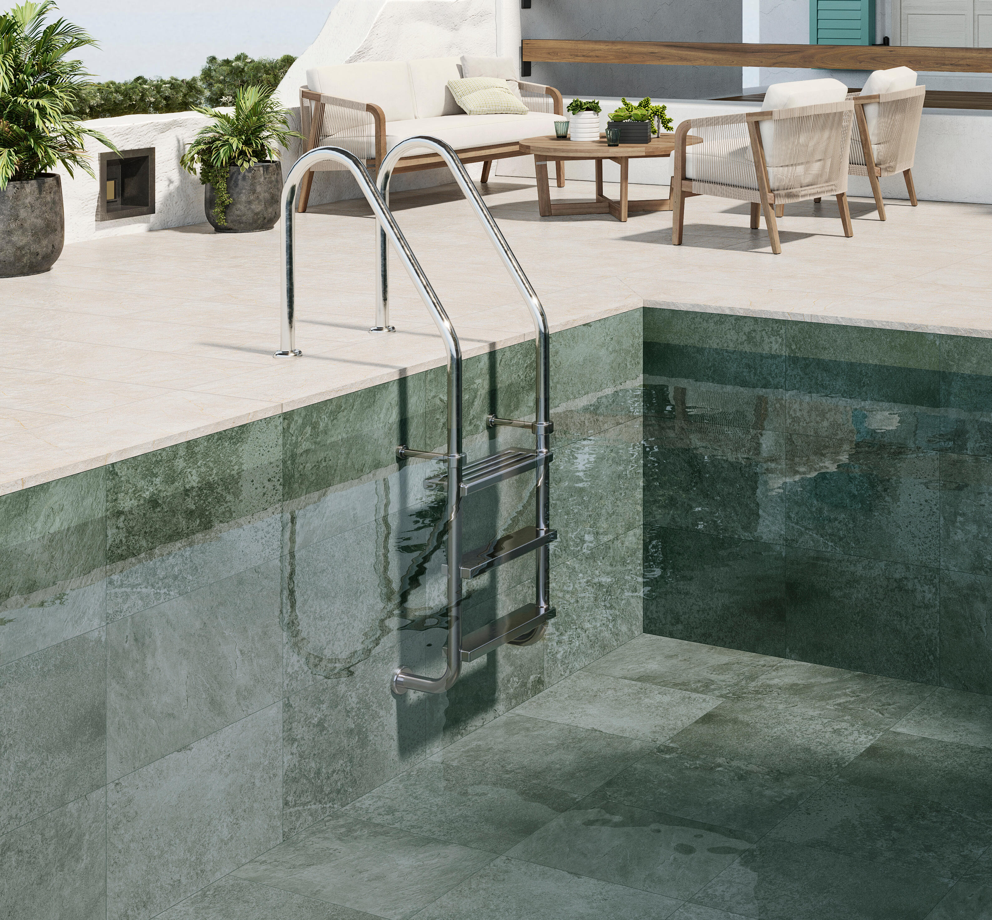 Suelo piscina porcelánico sukabumi efecto piedra jade 44x66 cm c3