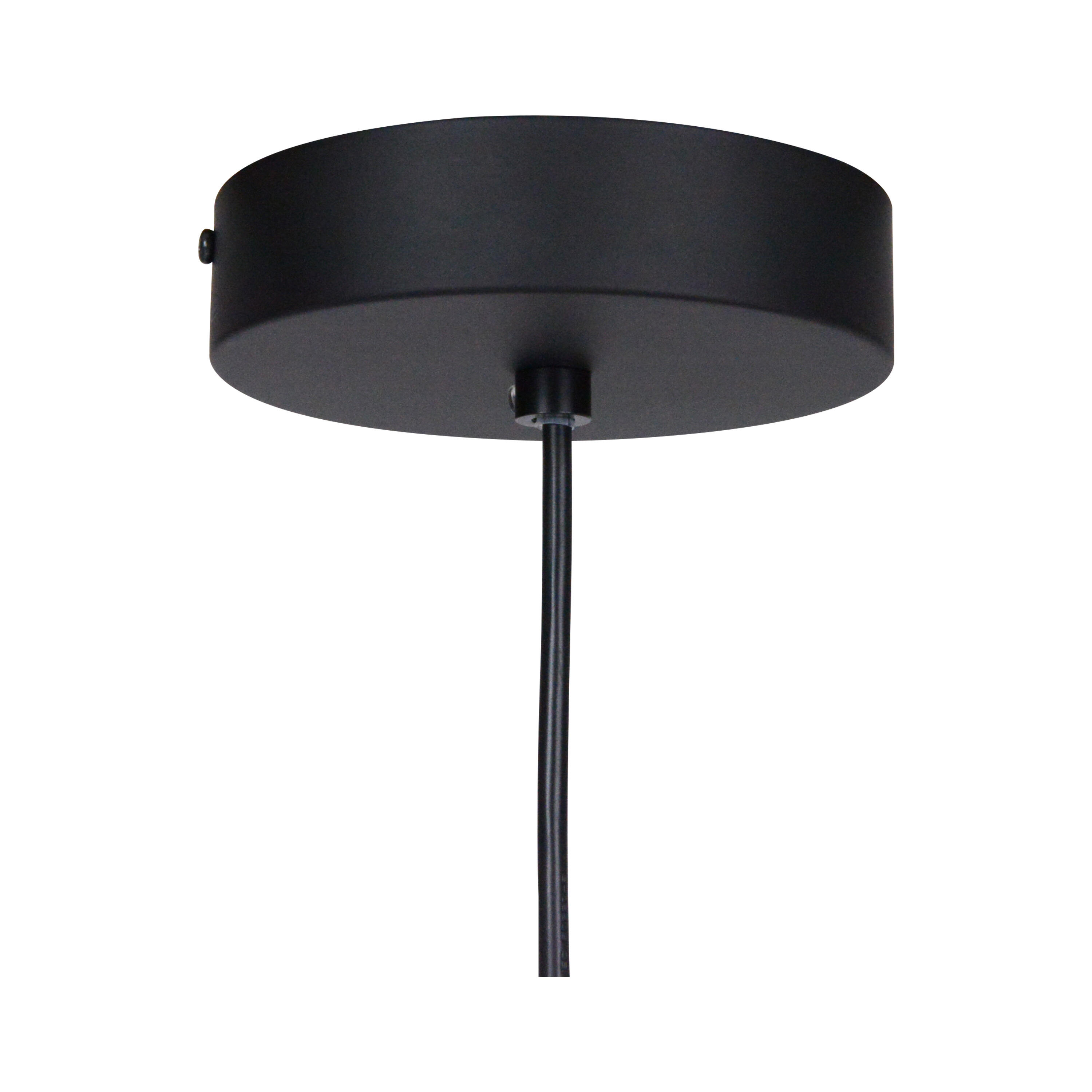 Lampadario Industriale ANTIGO nero paralume nero 4x E14 Ø26cm INSPIRE - 3