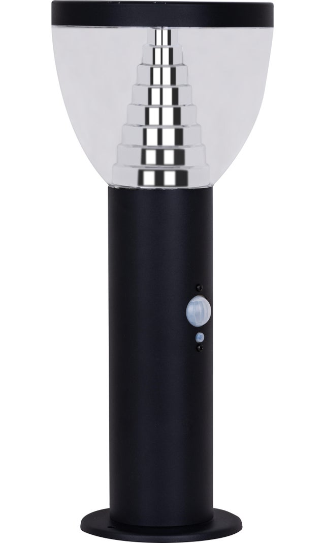 Borne led solaire avec détecteur de mouvement 5W - LUCECO