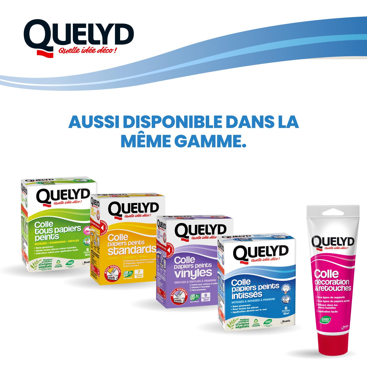 Colle en poudre pour papiers peints intissés QUELYD, 300g - 4