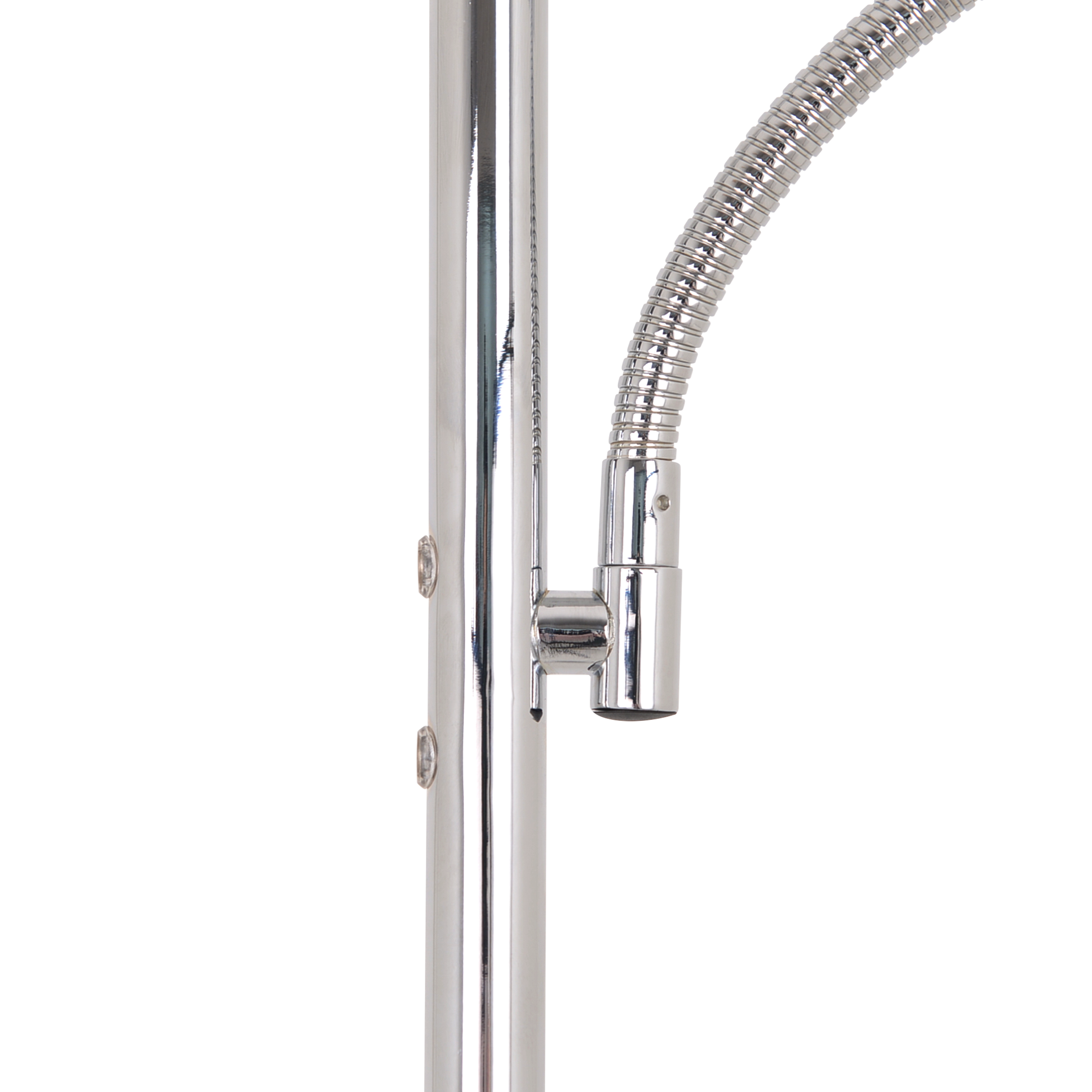 Lampadaire avec liseuse LED, Osana, chrome, H.180 cm - 4