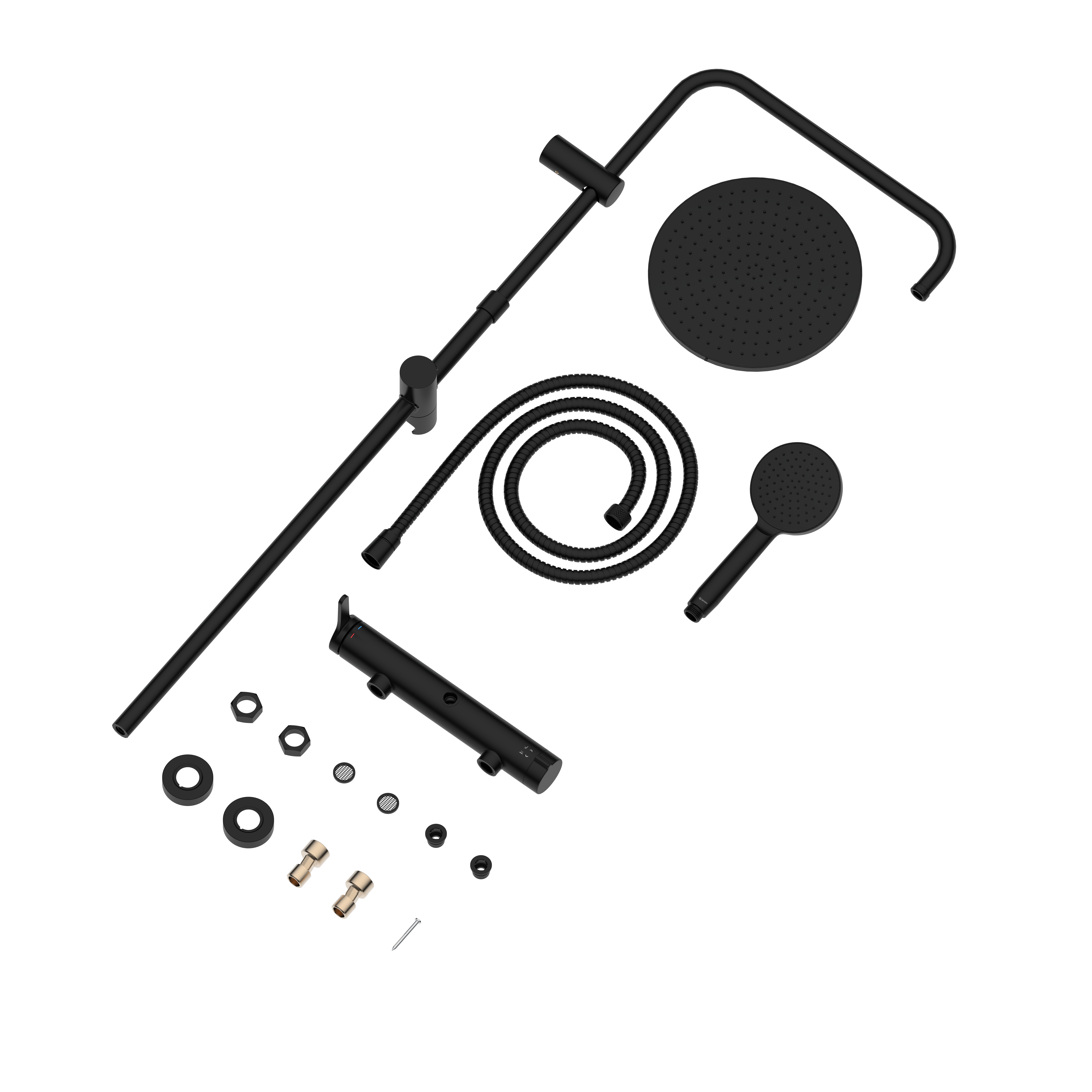 Columna de ducha monomando Sensea Essential negro - 3