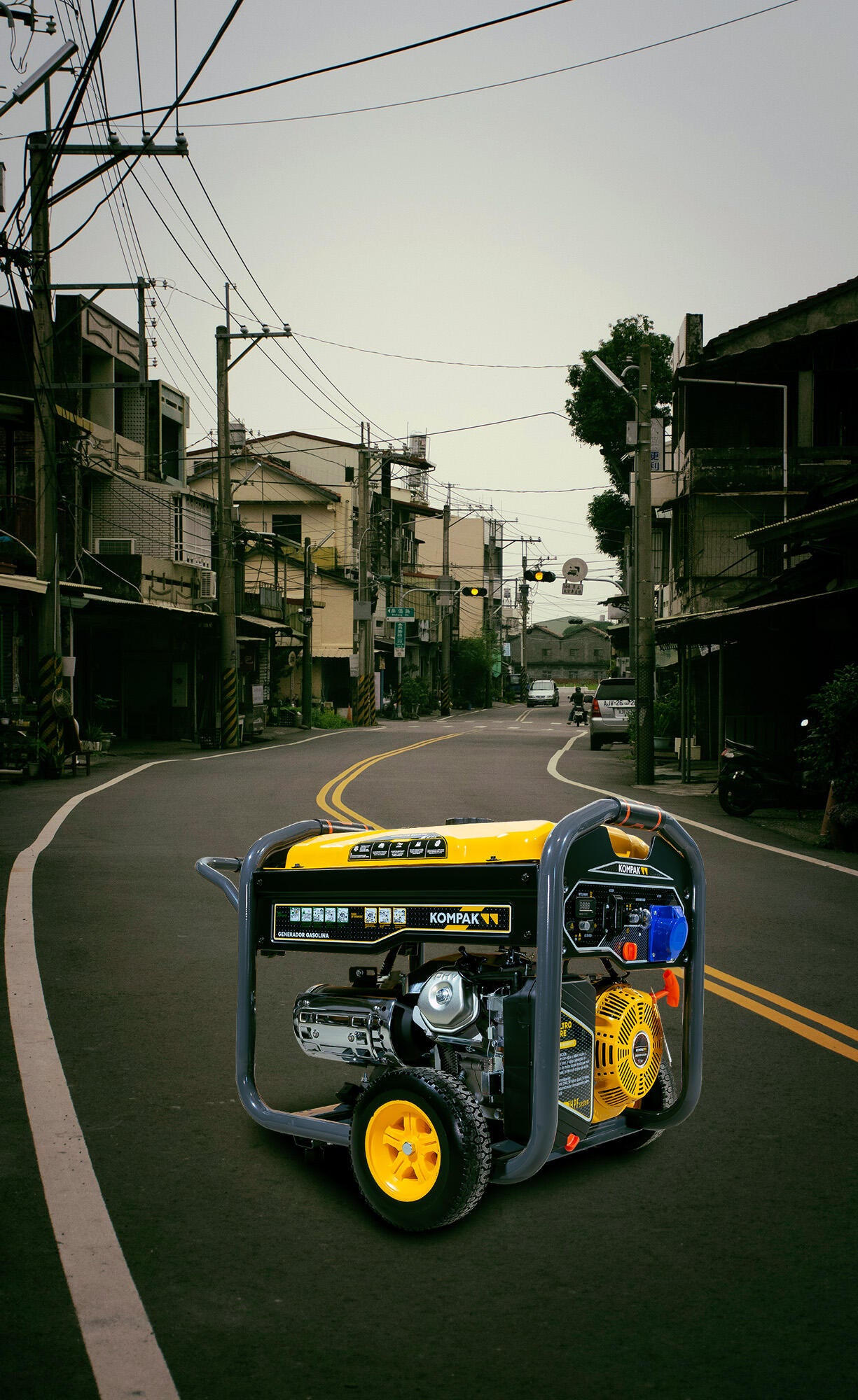 Gerador a gasolina KP-K9000E AE 8KW 230V - 4