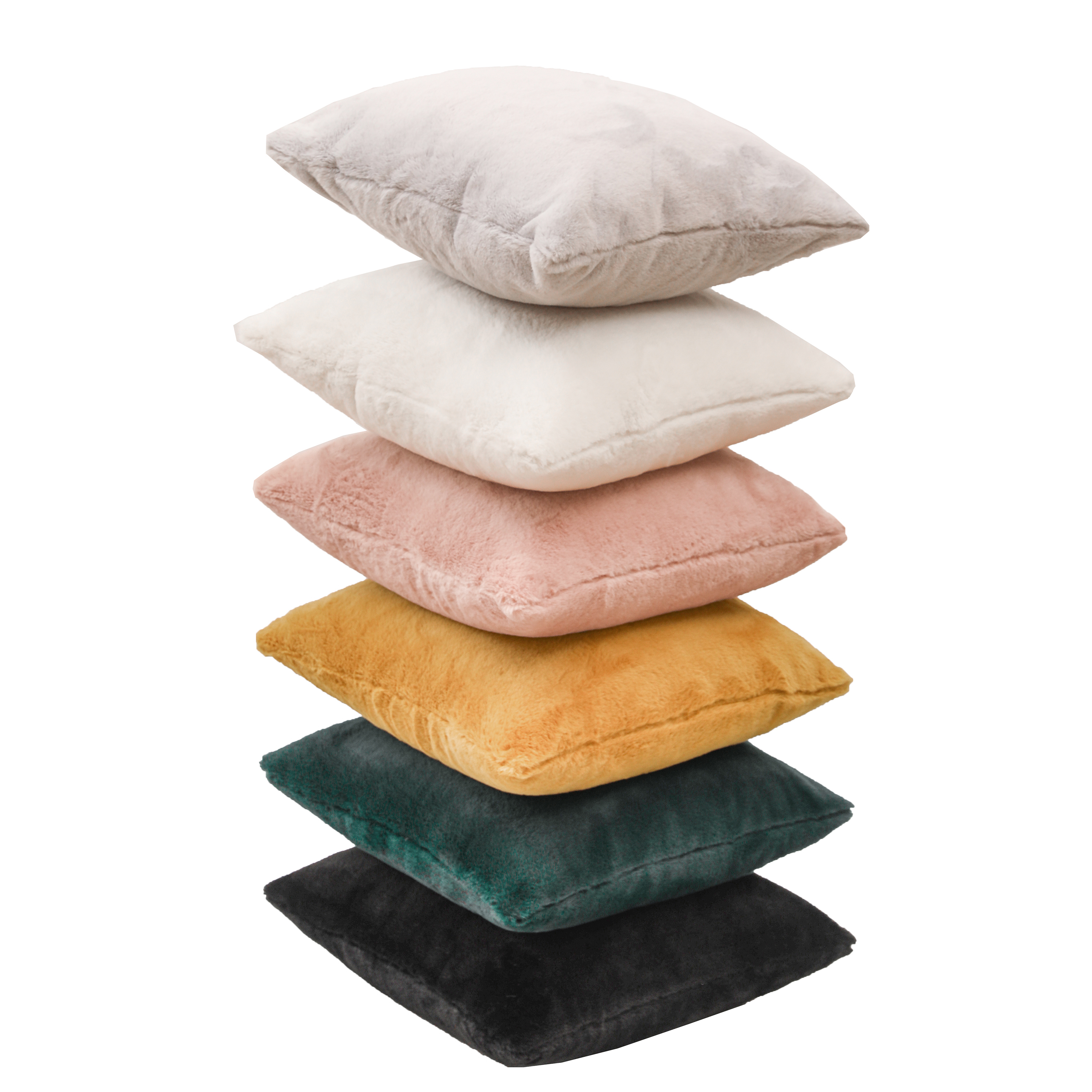 Almofada decorativa Swanny 45x45cm preto Inspire - 3