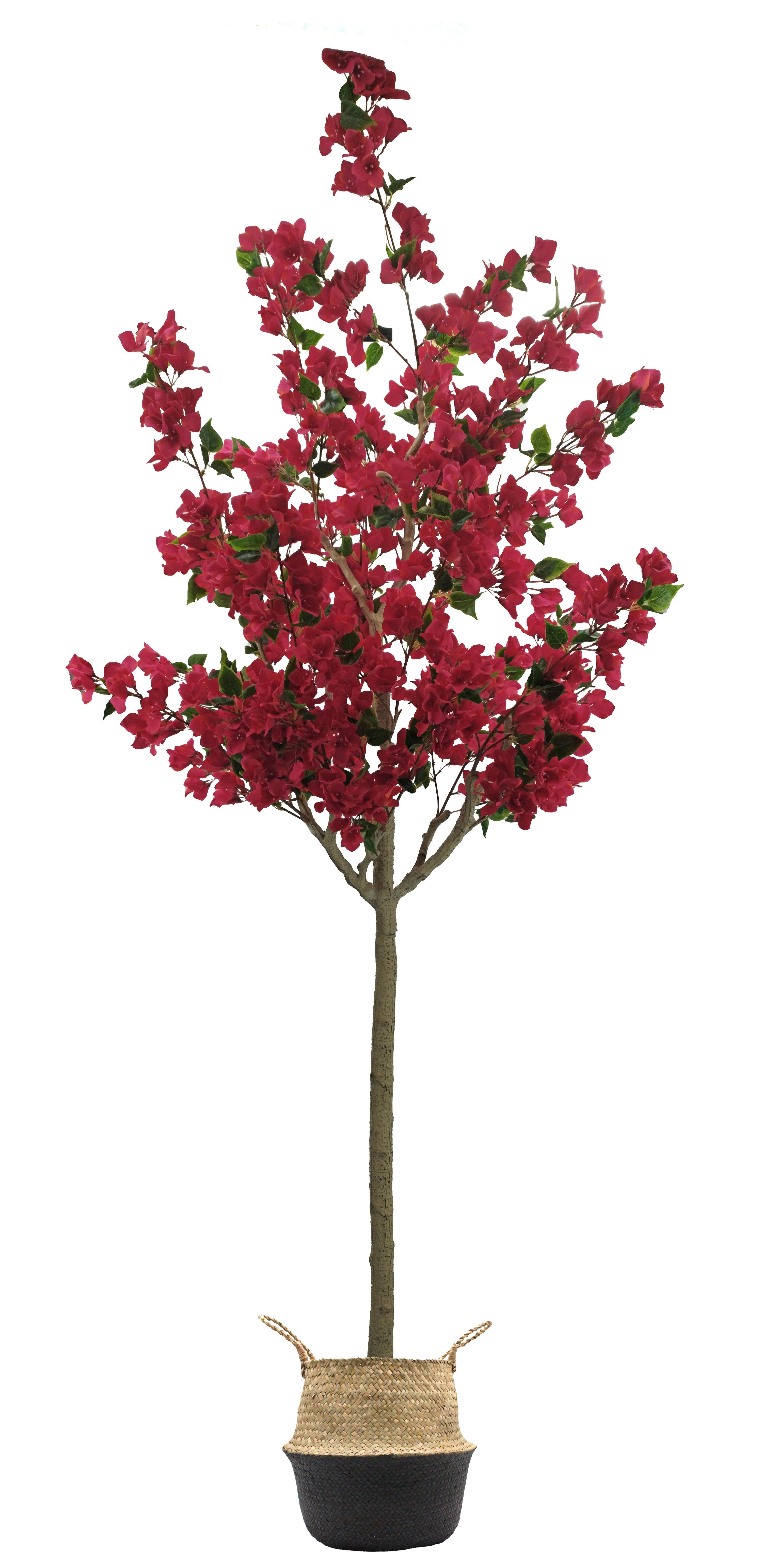 Sinder  Planta Artificial En Maceta De Mimbre De 240X100cm Negro , Leroy Merlin