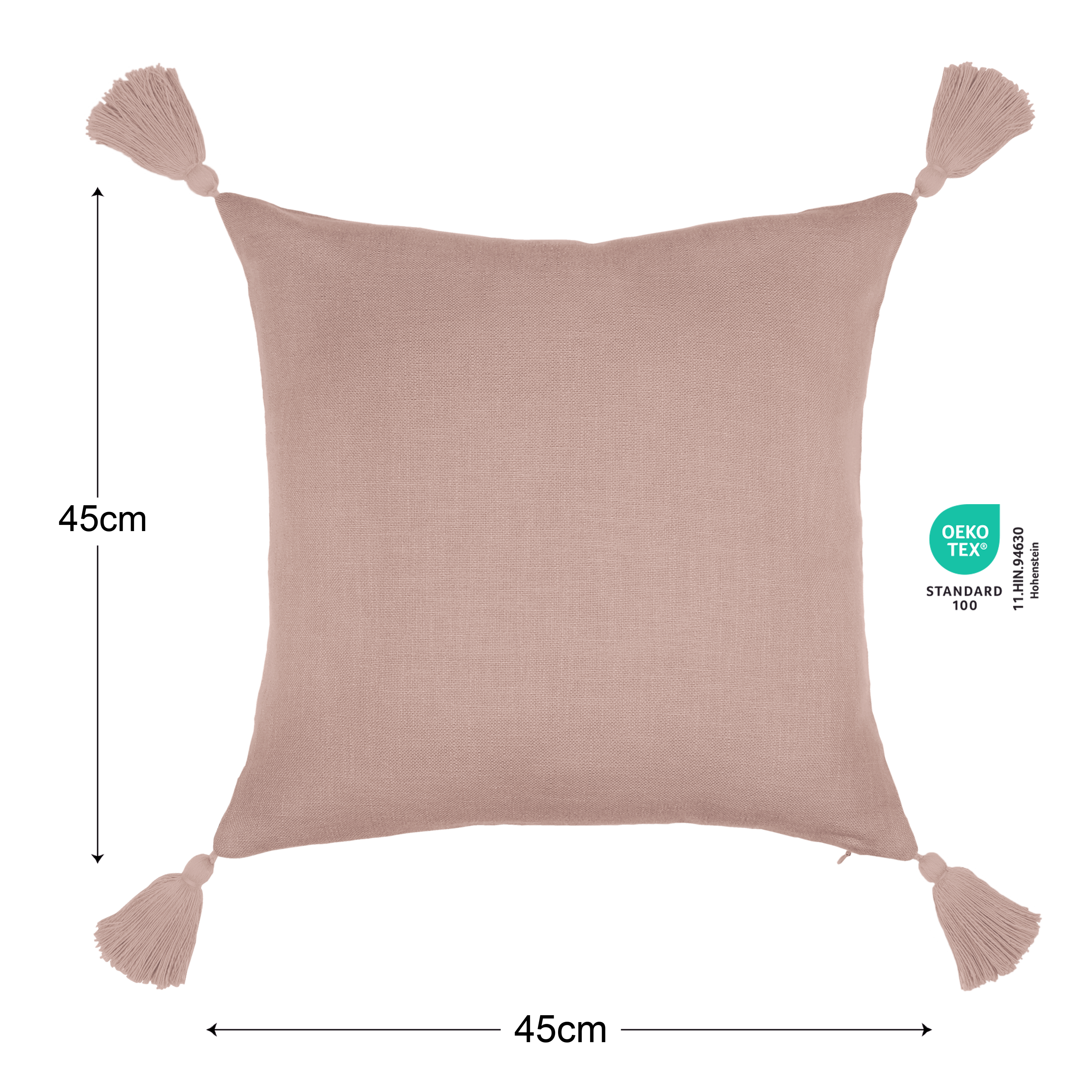 Fronha de almofada Bryan 45x45cm havana Inspire - 7