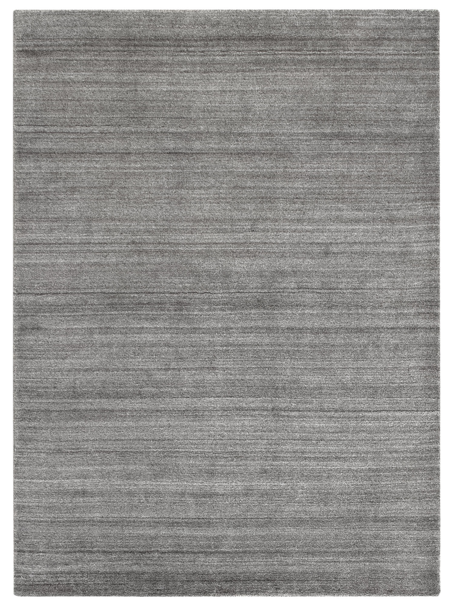 Alfombra lana kavir 7 liso gris 140x200cm