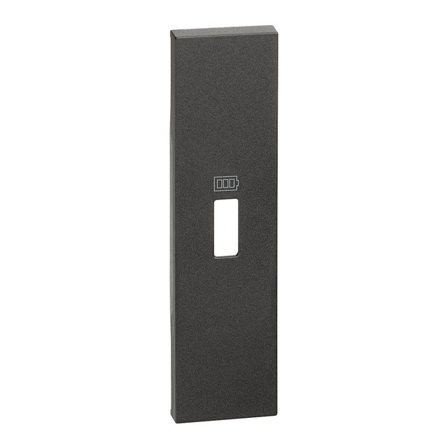 Cover per presa USB 1M BTICINO Living Now nero