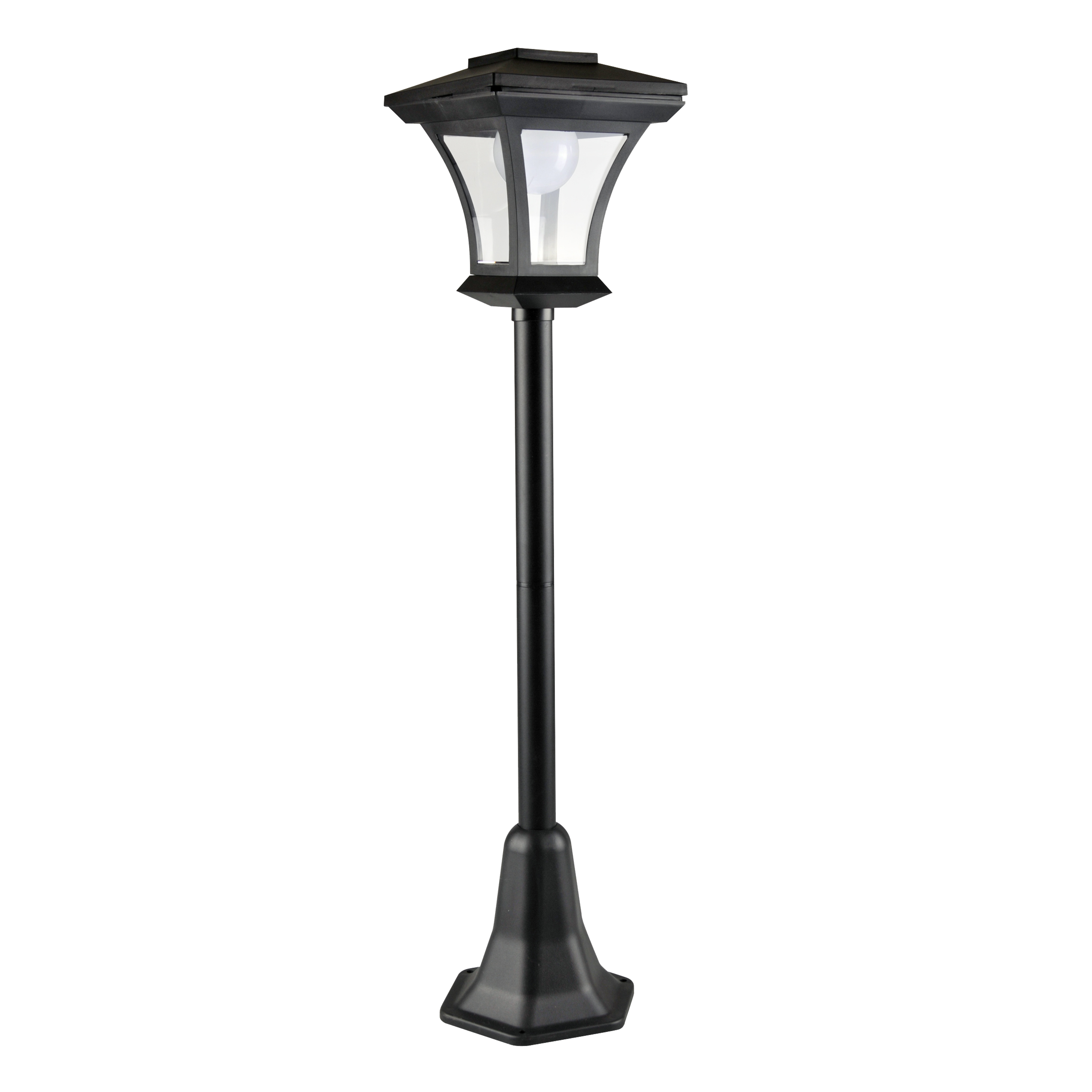 Słupek solarny Tirana czarna wys. 120 cm LED Goldlux