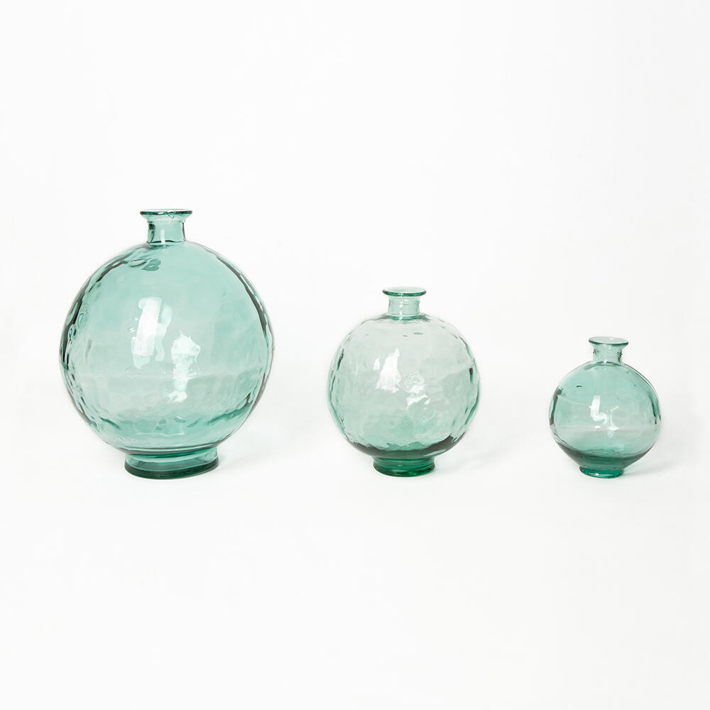 Jarra de vidro reciclado Calista D24cm x A28cm transparente - 3