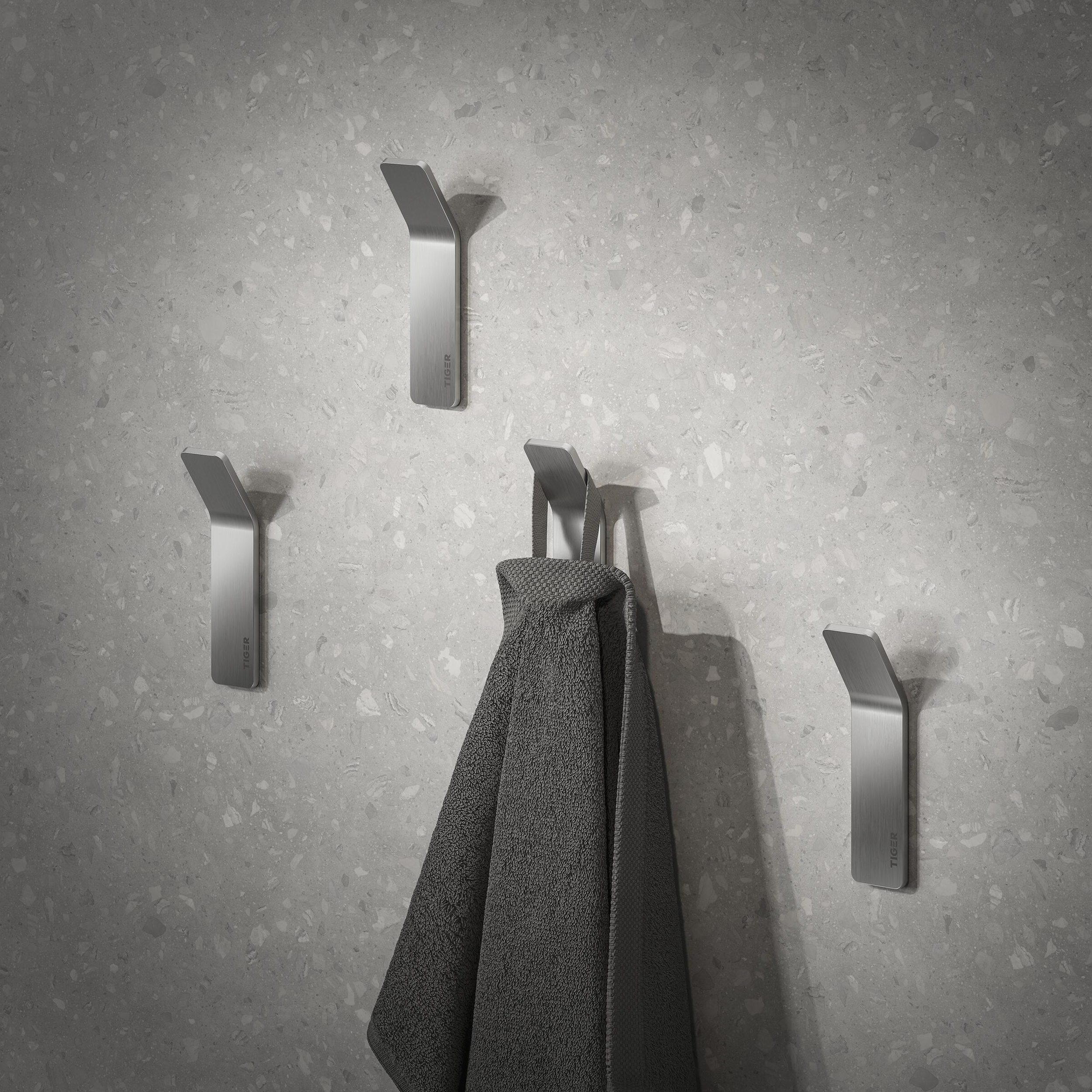 Haczyk kuchenny szczotkowana stal 2 szt. Tiger - 2