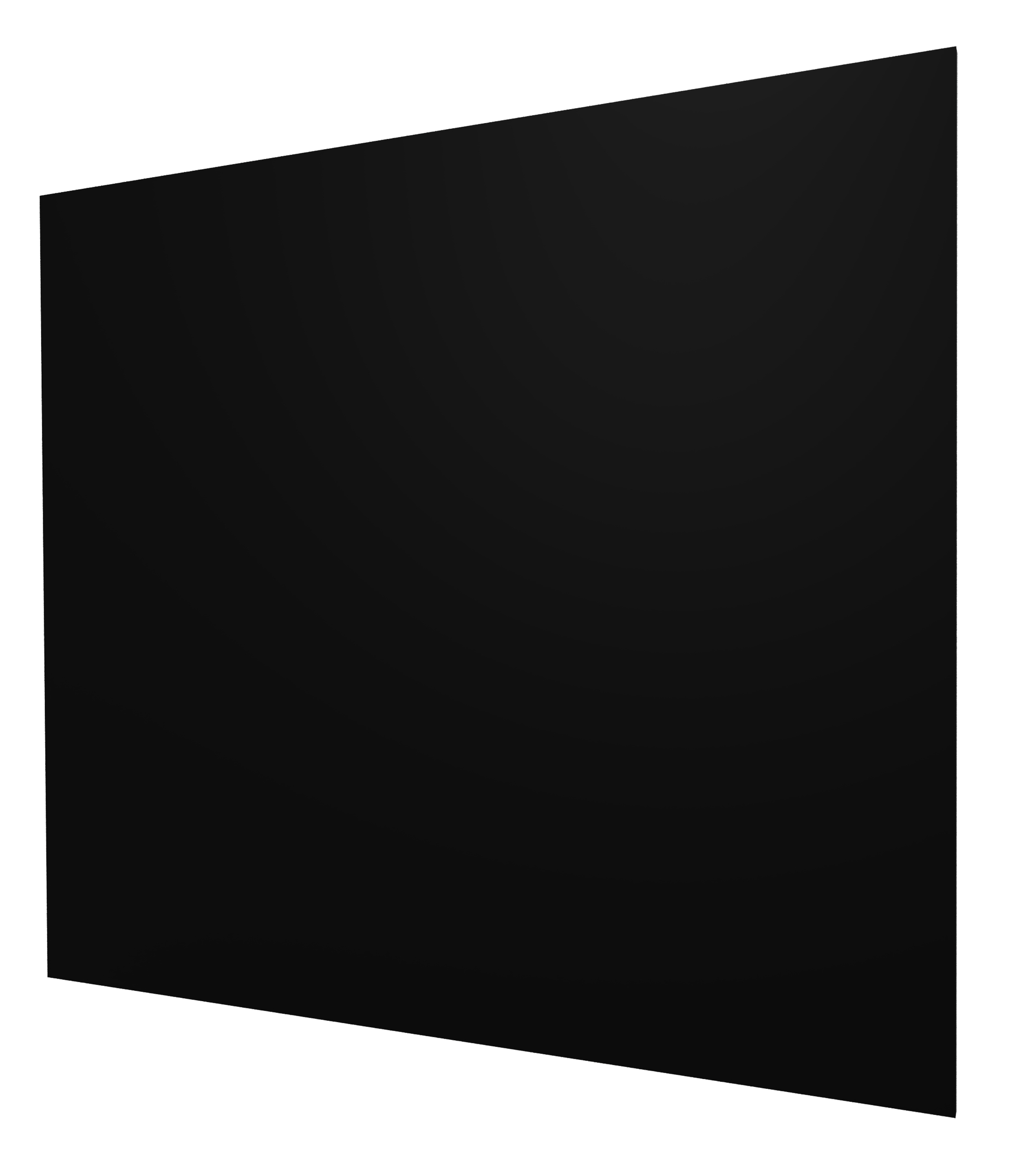 Panel górny poszerzający do drzwi wejściowych WL BL 1008x1000 mm czarny mat Voster