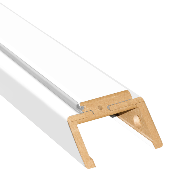 Belka górna 80 ościeżnicy regulowanej biała zakres regulacji 100-140 mm opaska 60 mm Artens