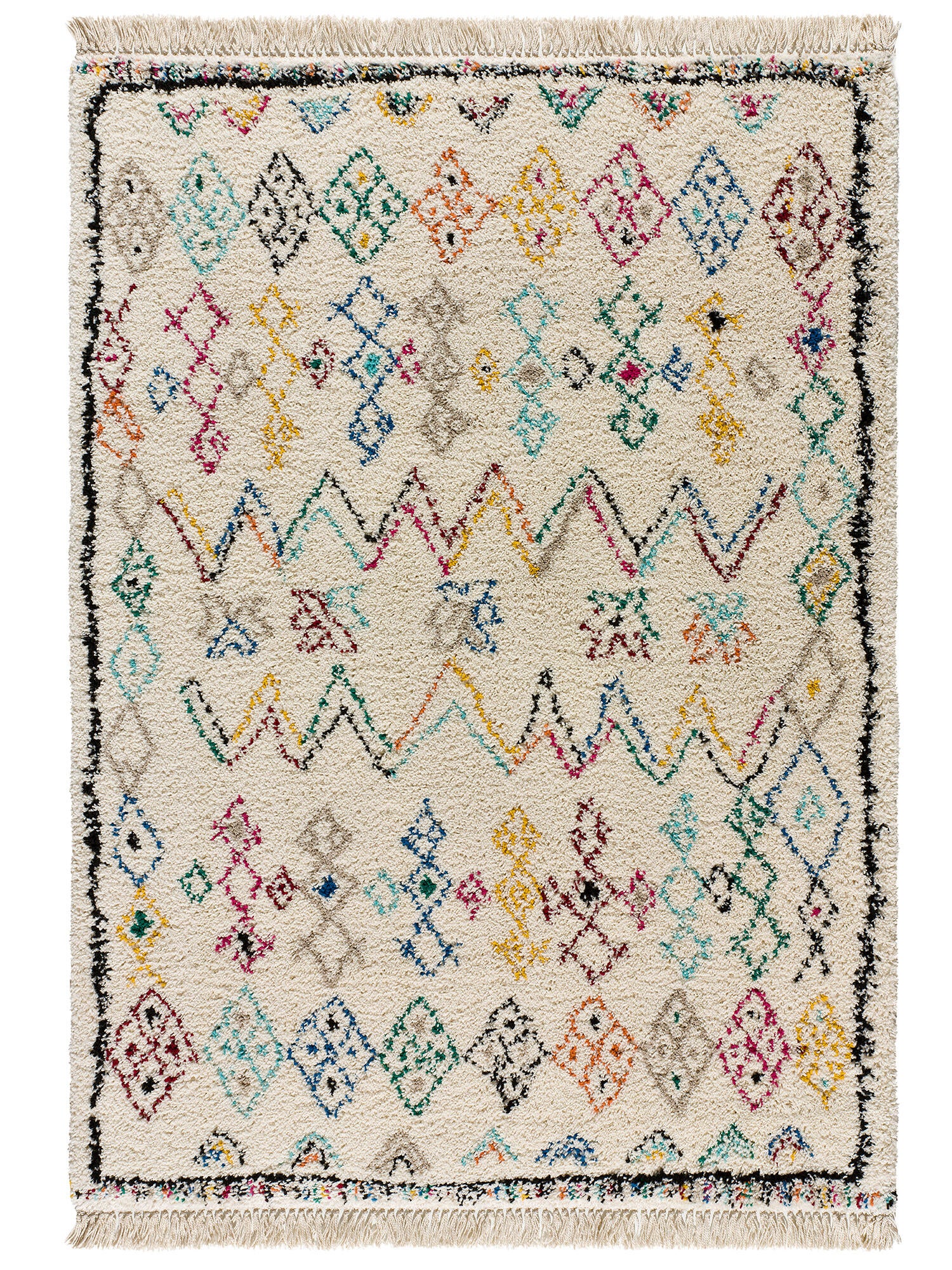 Alfombra polipropileno yebel 160x230 cm multicolor