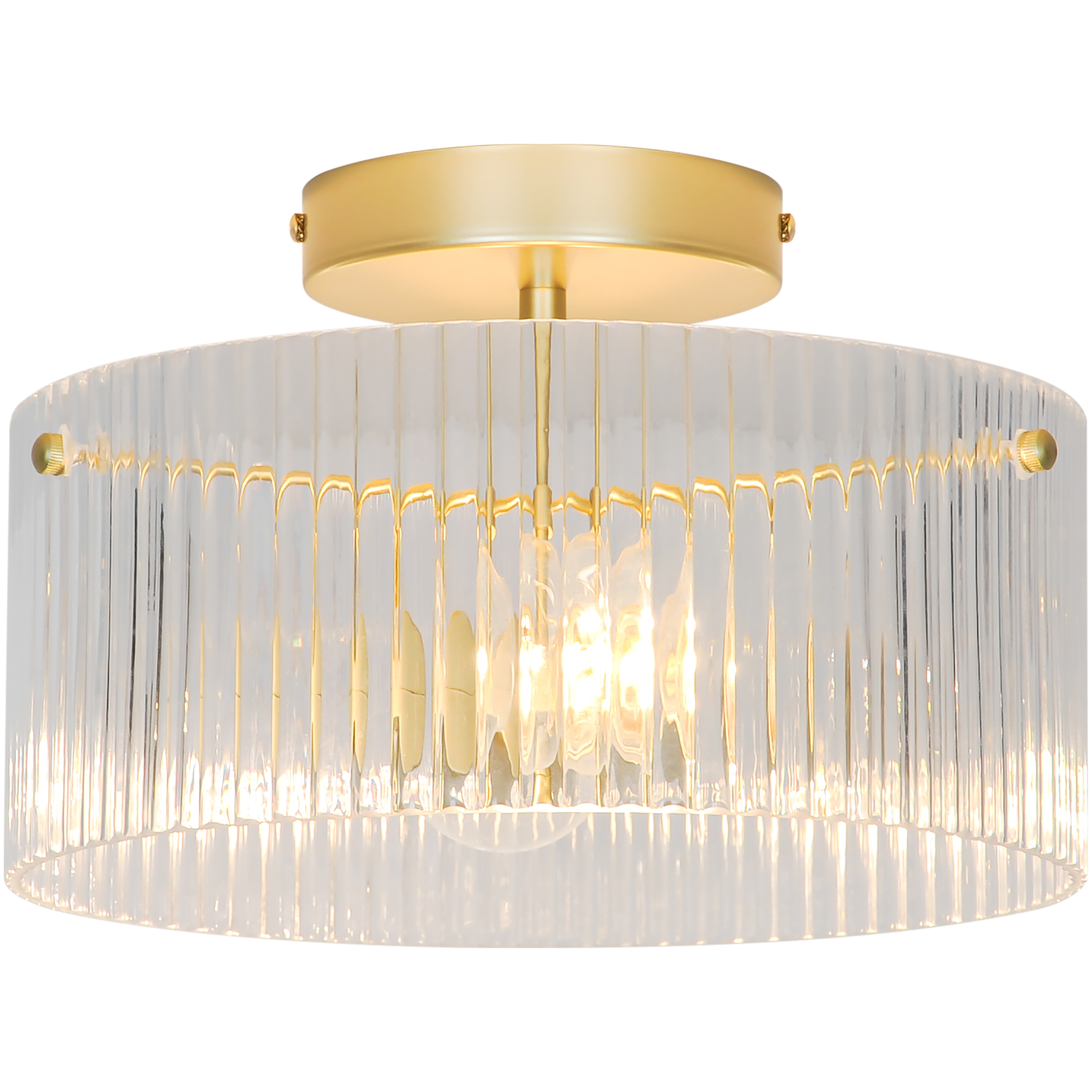 Lampa sufitowa Agrippina złota 2 x E27 Inspire - 5