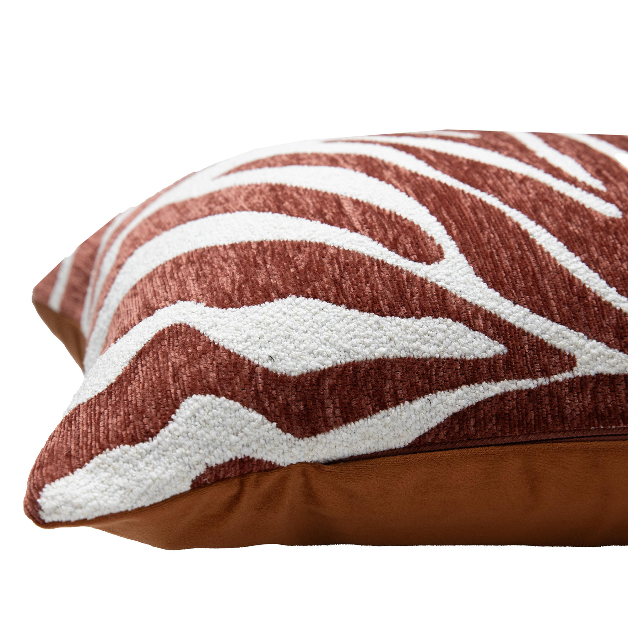 Coussin Zebre, rouge l.40 x L.60 cm - 4