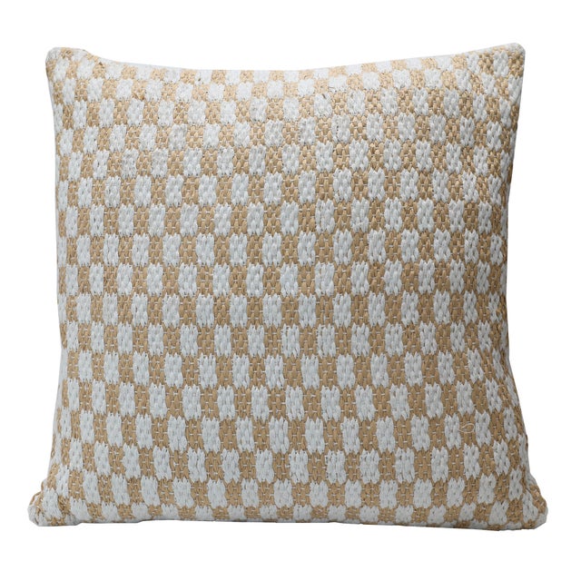 Coussin Raphou, beige l.45 x L.45 cm