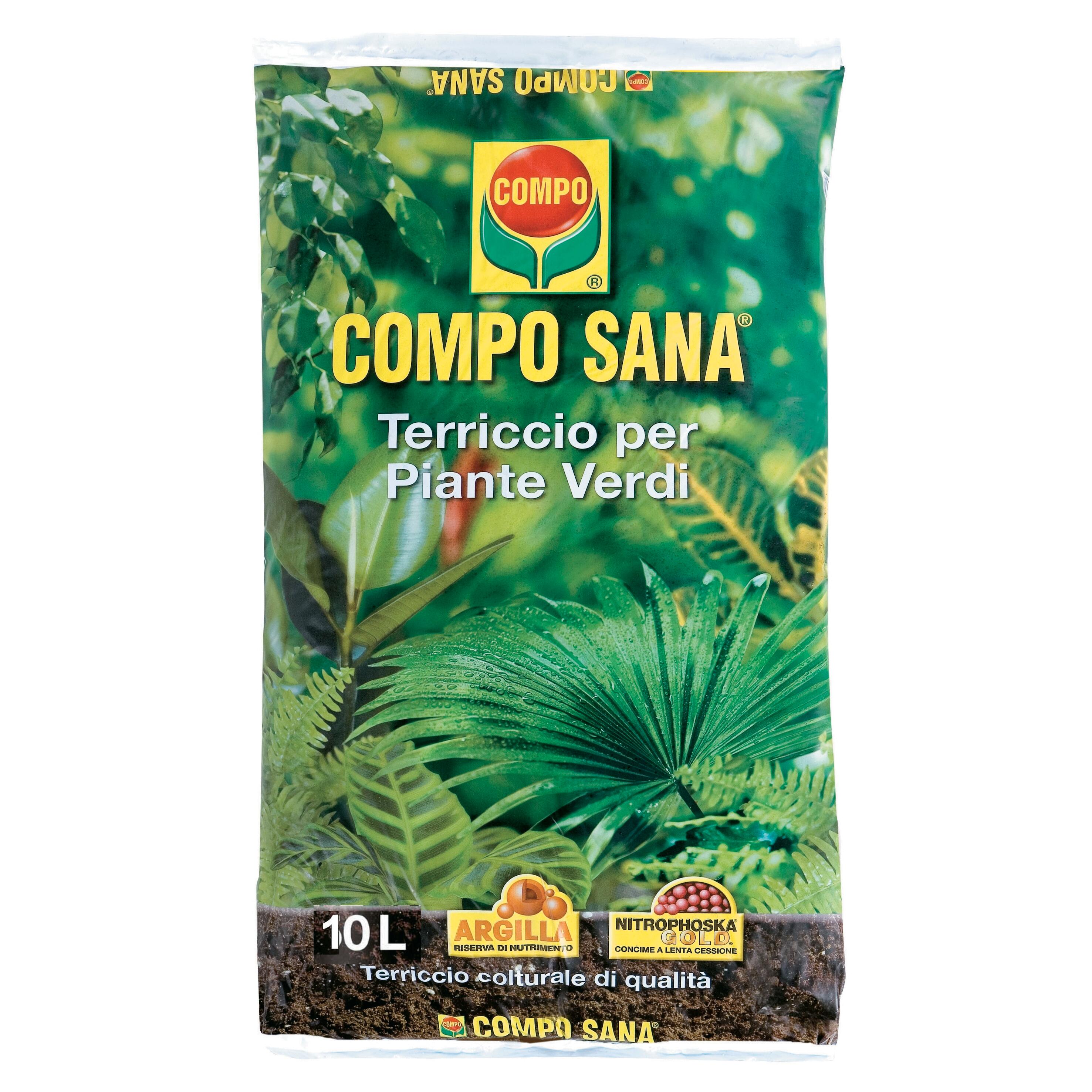 Terriccio COMPO piante verdi 10L - 5