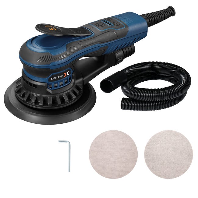 Ponceuse orbitale filaire DEXTER BRUSHLESS 150MM, 350 W | Leroy Merlin Ponceuse orbitale filaire DEXTER BRUSHLESS 150MM, 350 W | Leroy Merlin