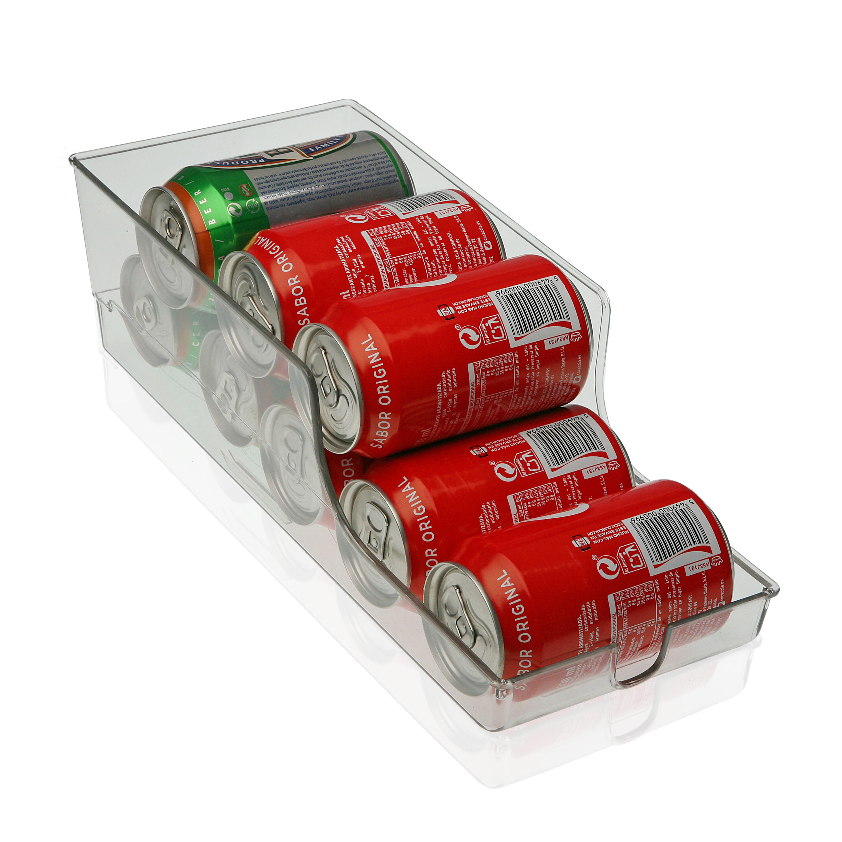Cajón organizador para latas para el frigorífico versa