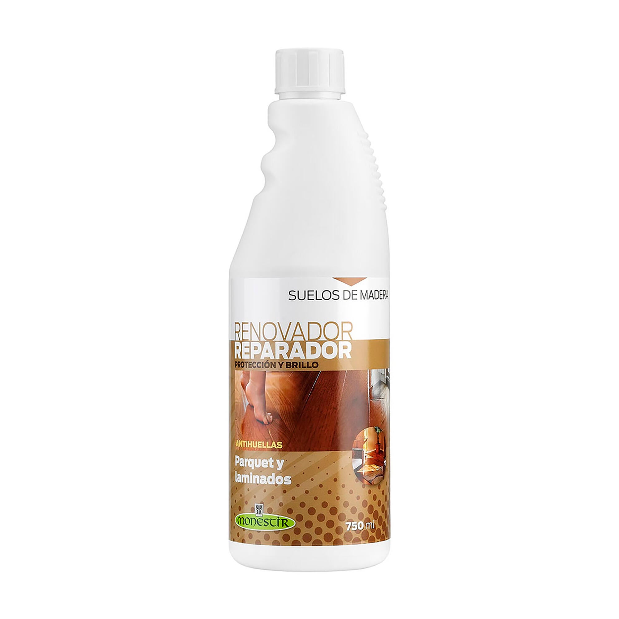 Renovador reparador suelos de parquet, tarima y laminados monestir 750ml