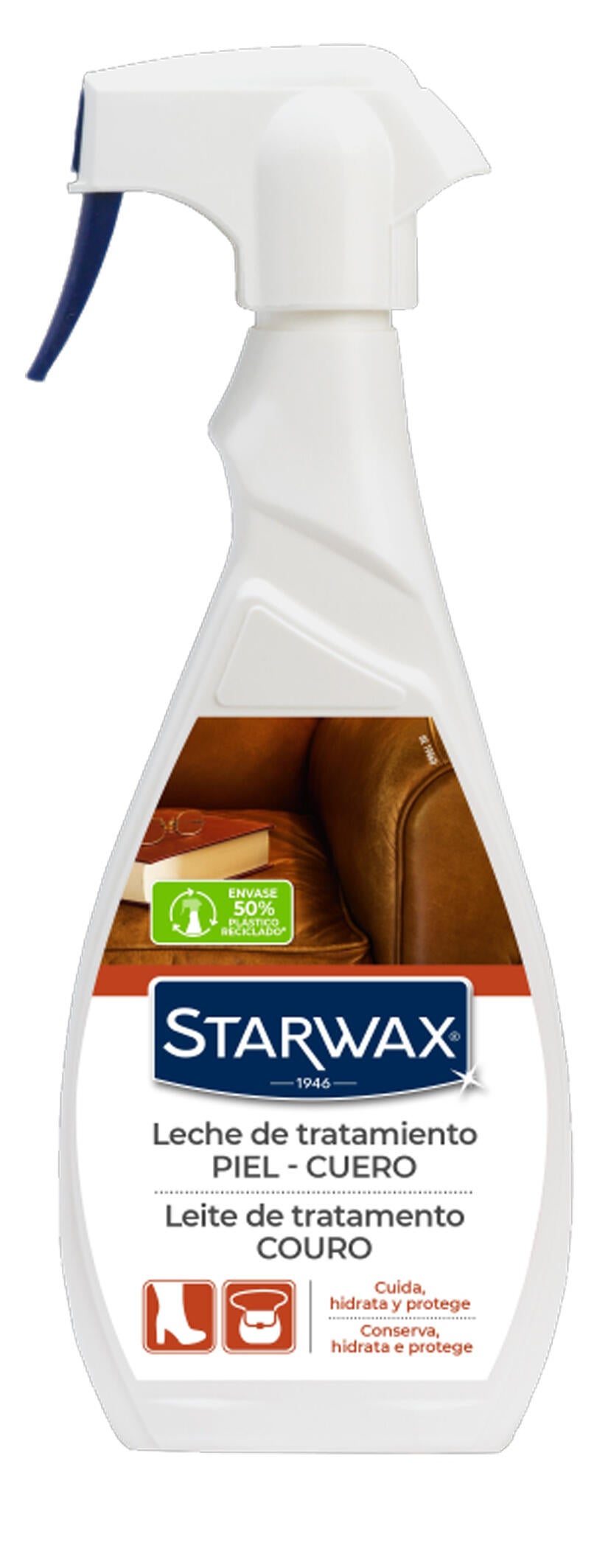 Leite tratamento couro 500 ml Starwax - 5