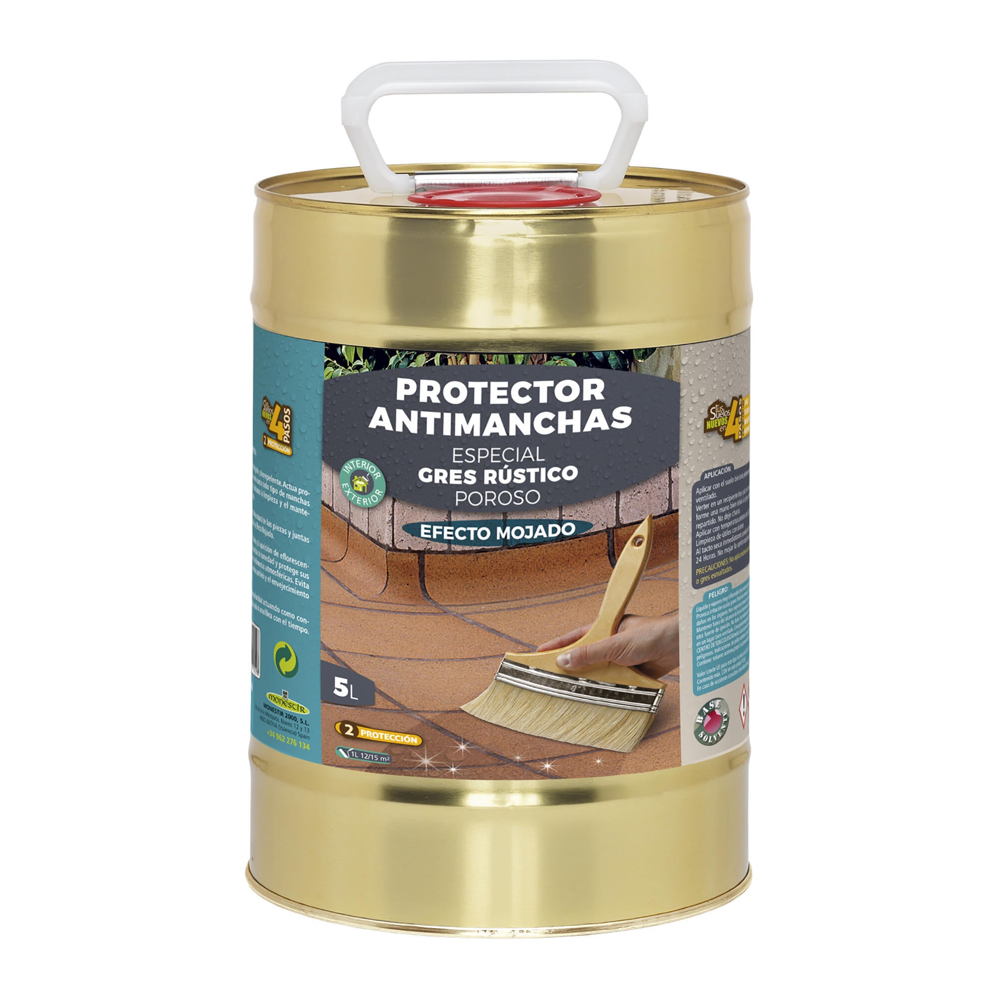 Protector antimanchas efecto mojado grés poroso monestir 5l