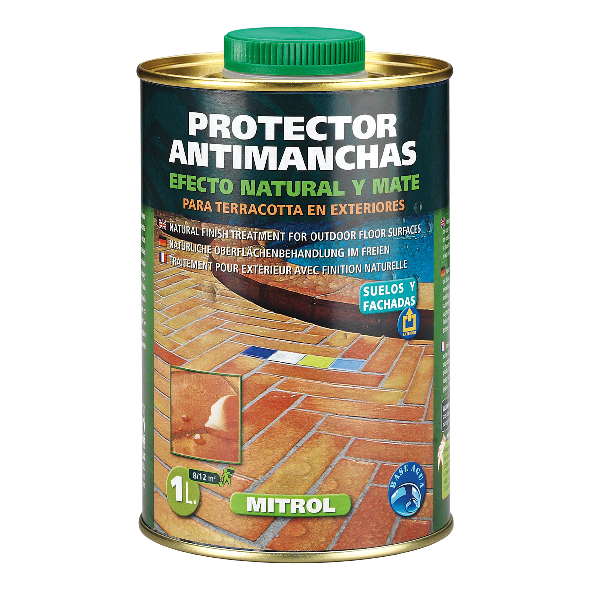 Mitrol protector natural terracota exteriores monestir 1l