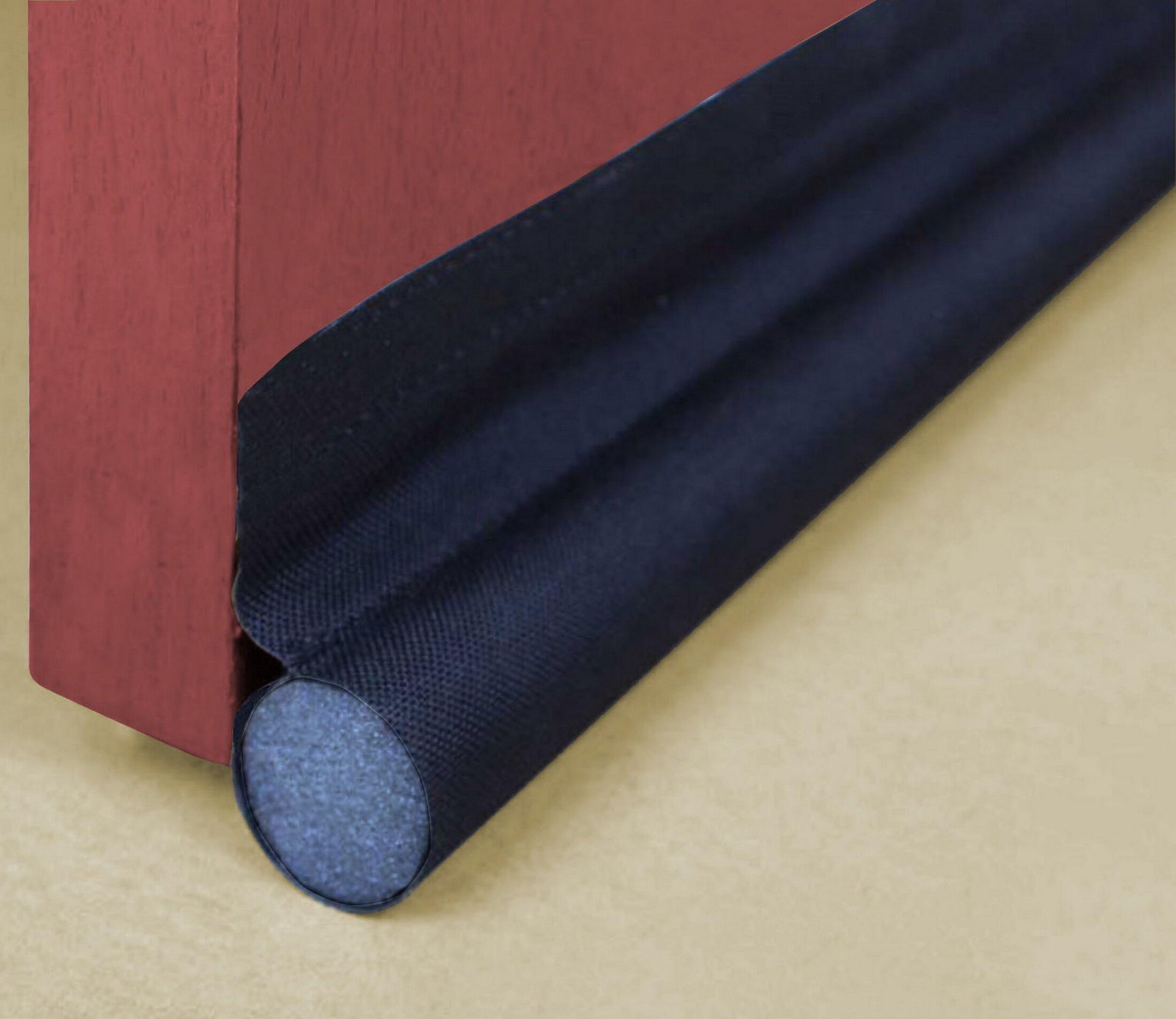 Burlete de puerta interior BURCASA rollo en color negro, 50 mm de espesor x 95 cm de anchura x 5 cm de longitud. Perfil junta plano. Recortable. Tipo de instalación deslizar. - 3