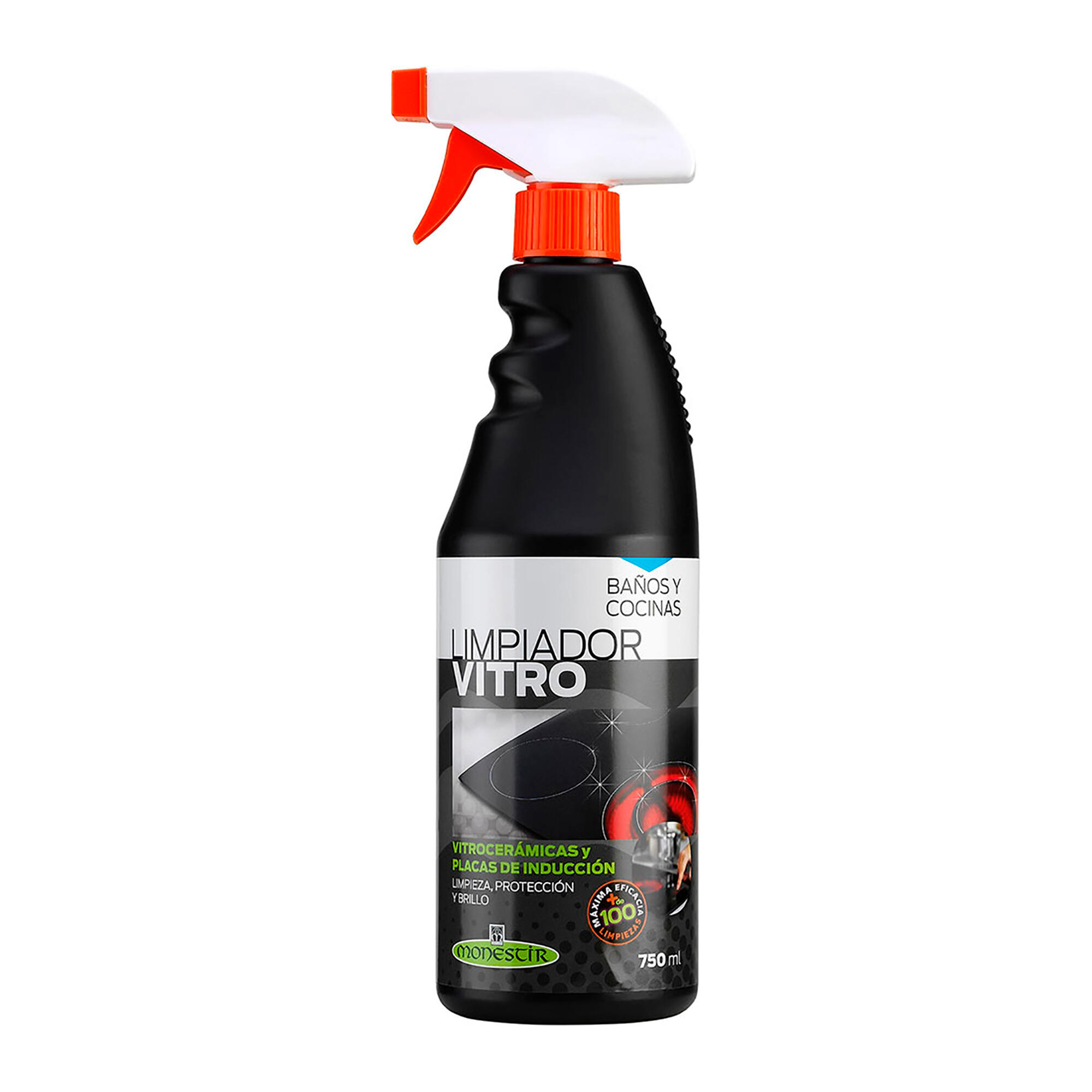 Limpiador vitrocerámicas pulverizador espuma monestir 750ml
