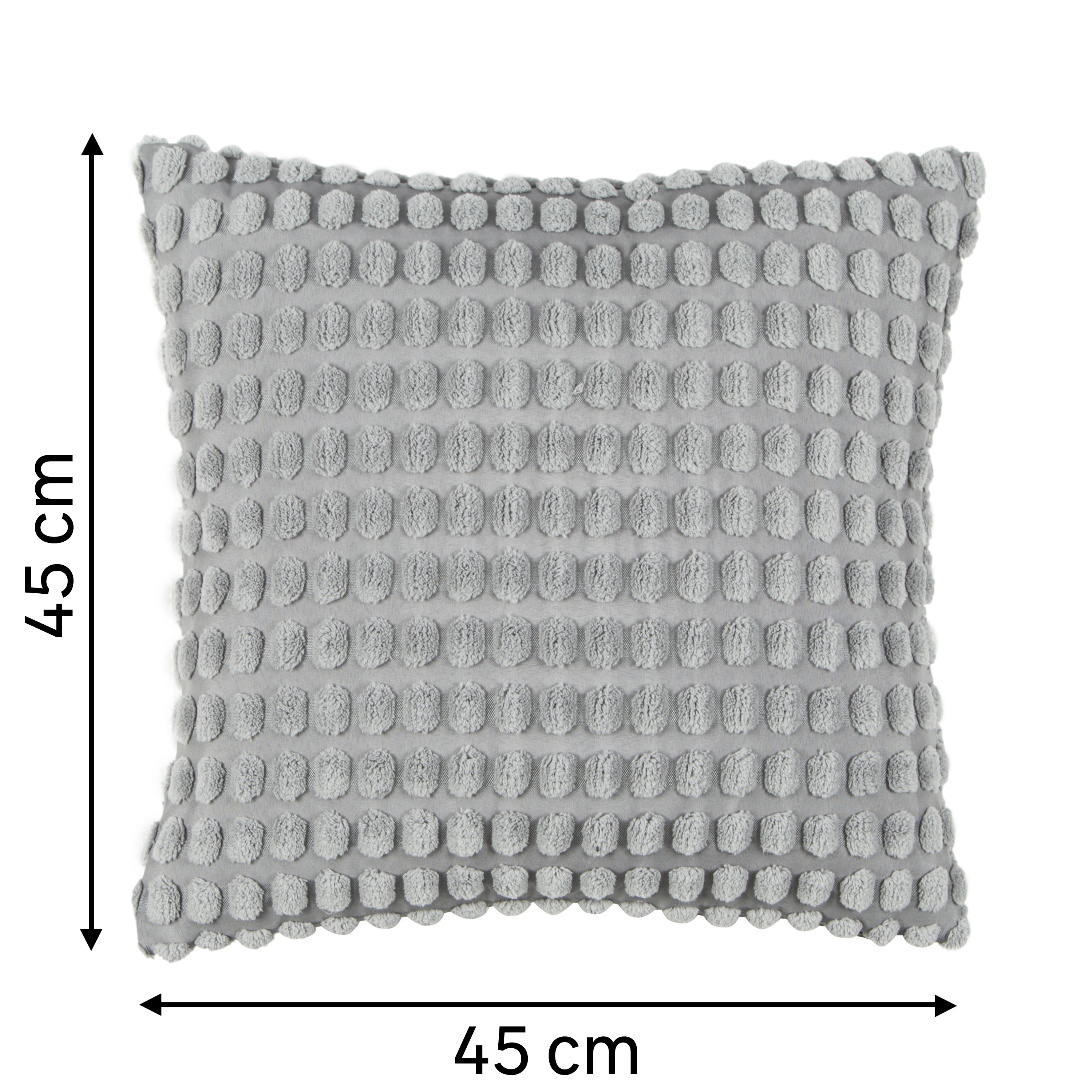 Fronha de almofada Golfy 45x45cm granito Inspire - 8