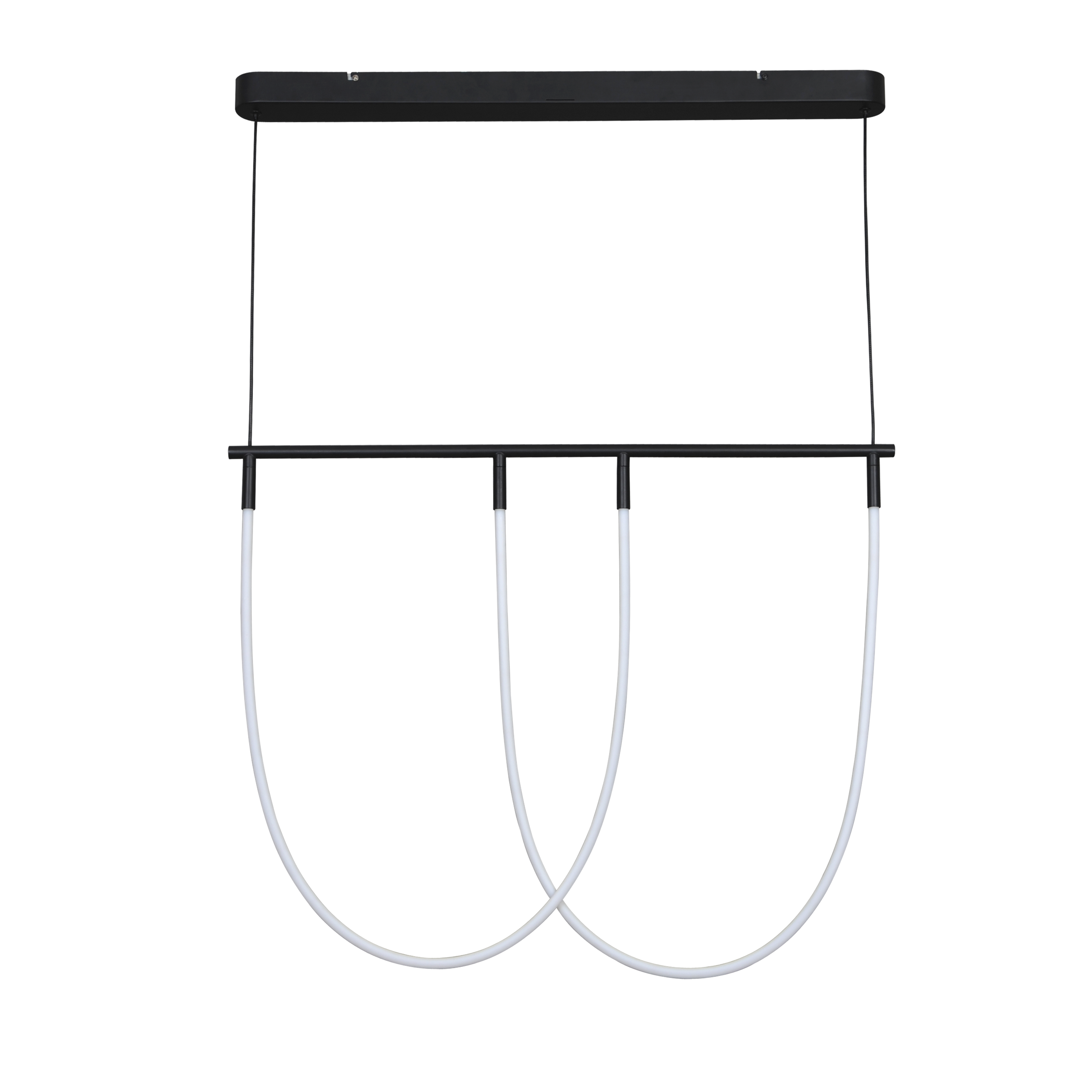 Lampa wisząca Anelo czarna LED 80 cm 4500 lm Inspire
