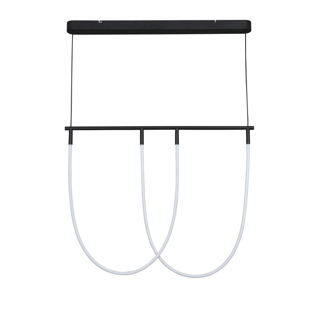 Lampa wisząca Anelo czarna LED 80 cm 4500 lm Inspire