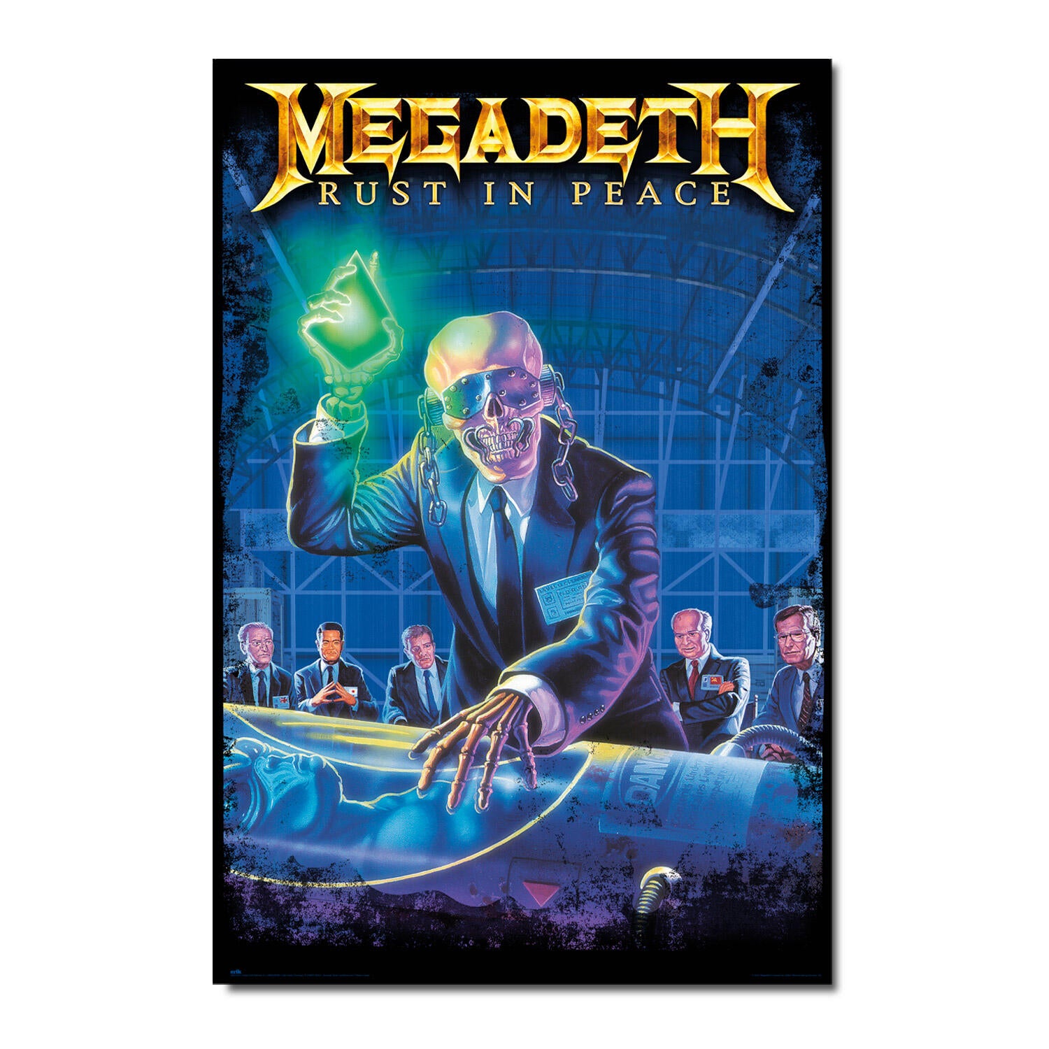 Póster Cine rectangular de 61 x 91.5 cm. Papel Megadeth Rust In Peace multicolor - 2