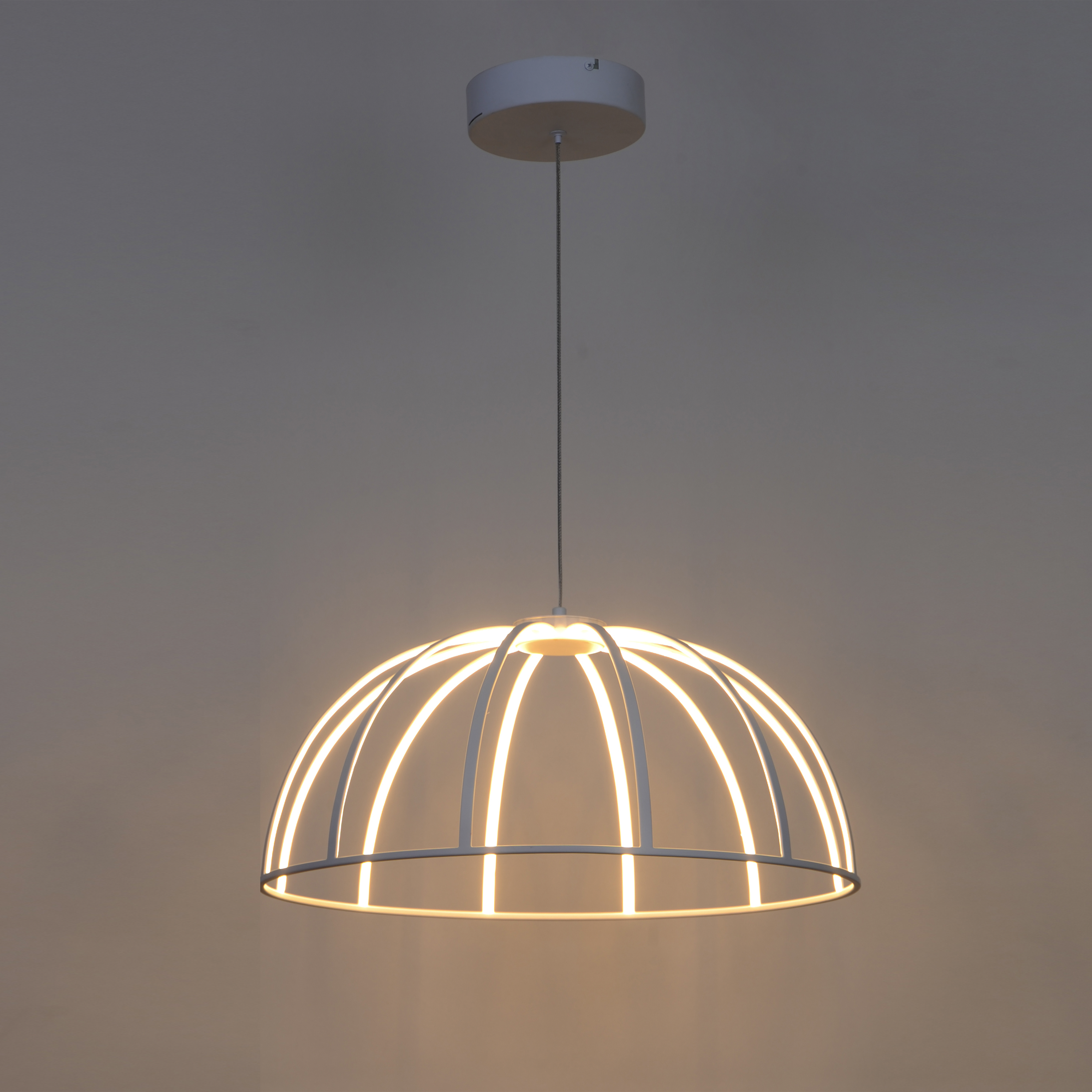 Lampa wisząca Nilda biała LED Inspire - 8