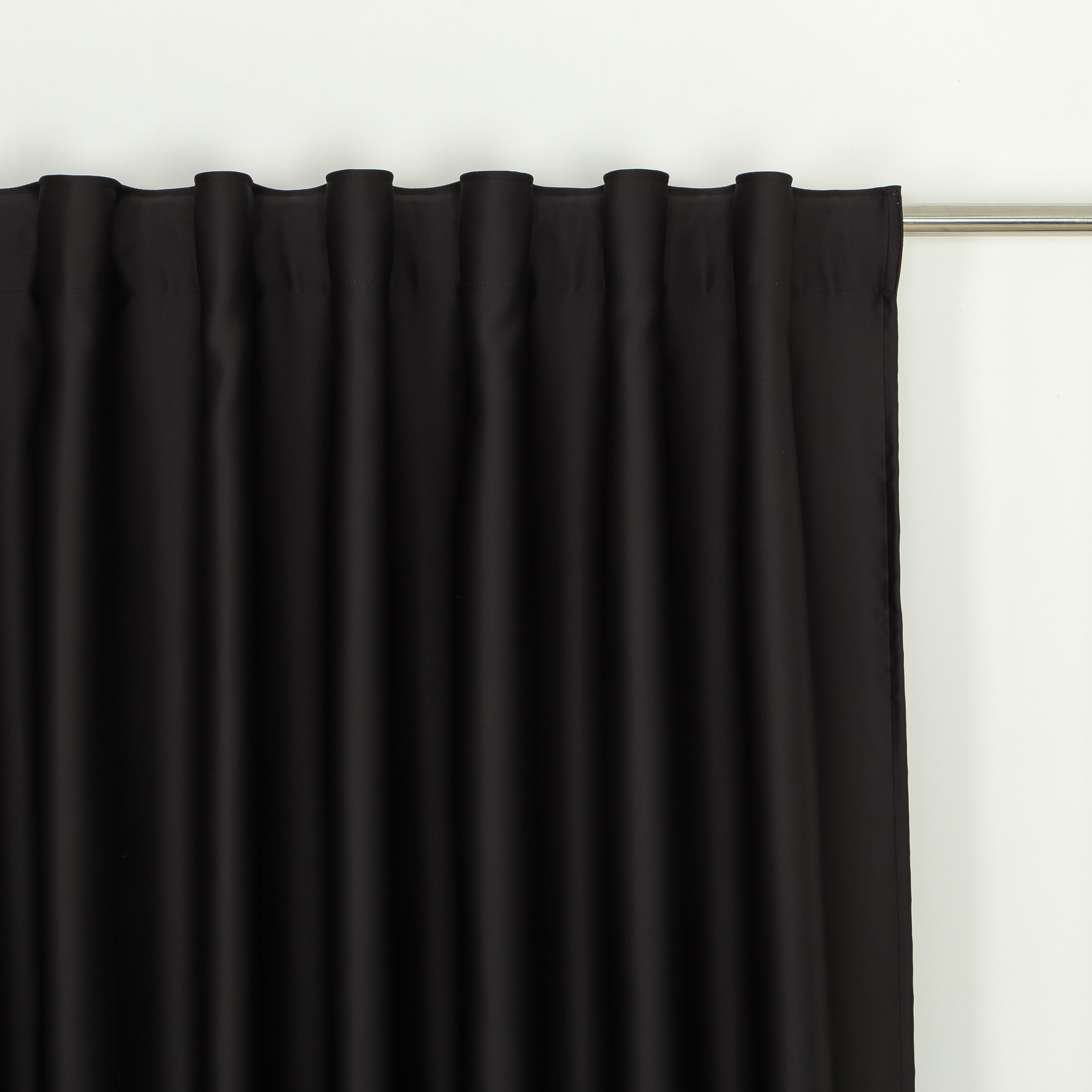 Cortinado fita e/ou presilha Arel 200x280cm preto Inspire - 5
