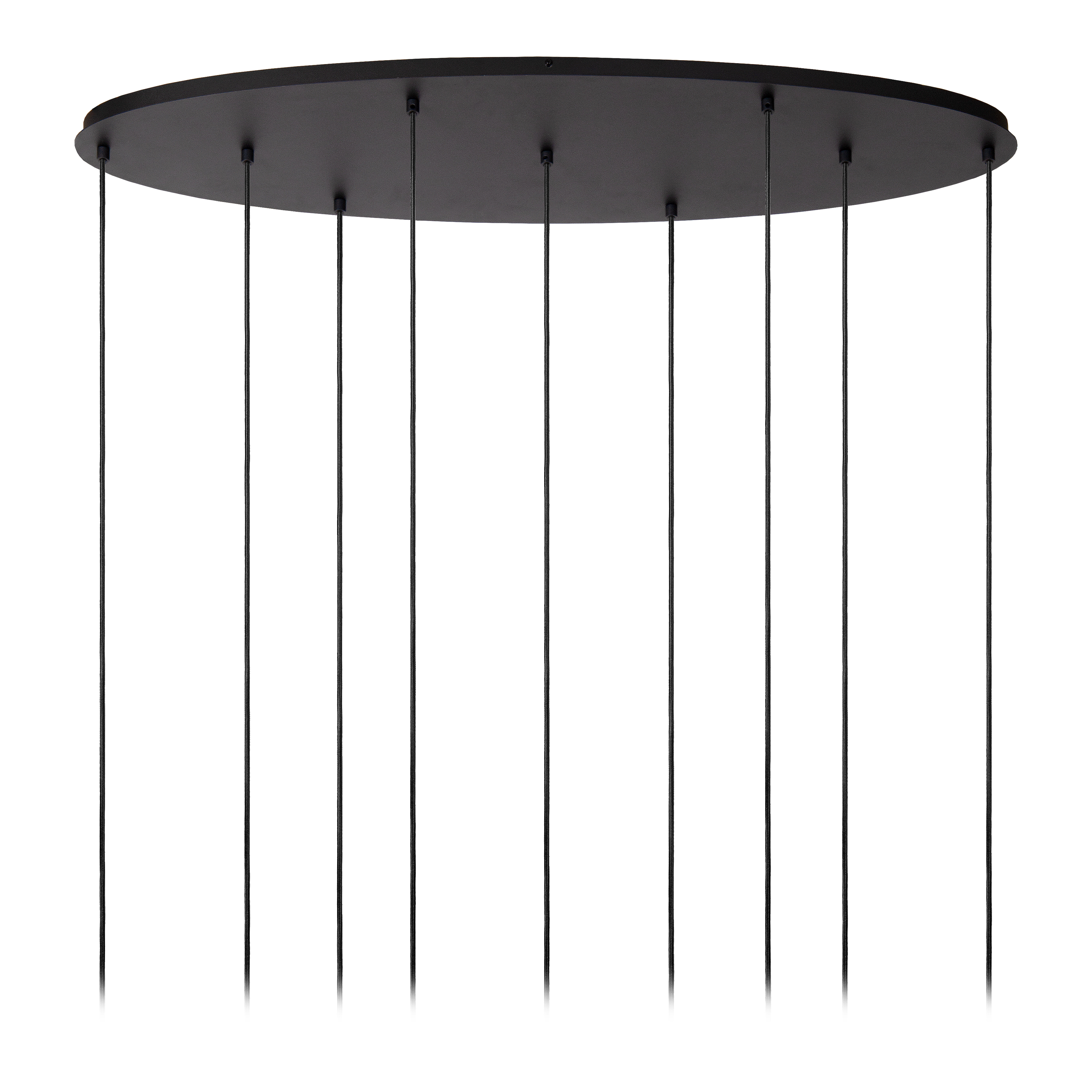 Suspension Joanet verre, fumée, Diam.115 cm, E27 - 5
